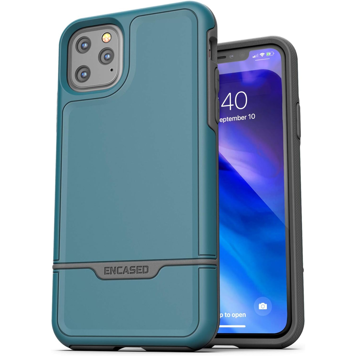 iPhone 11 Pro Max Case Protective Heavy Duty Military Grade Full Body Rugged Cover (Blue)