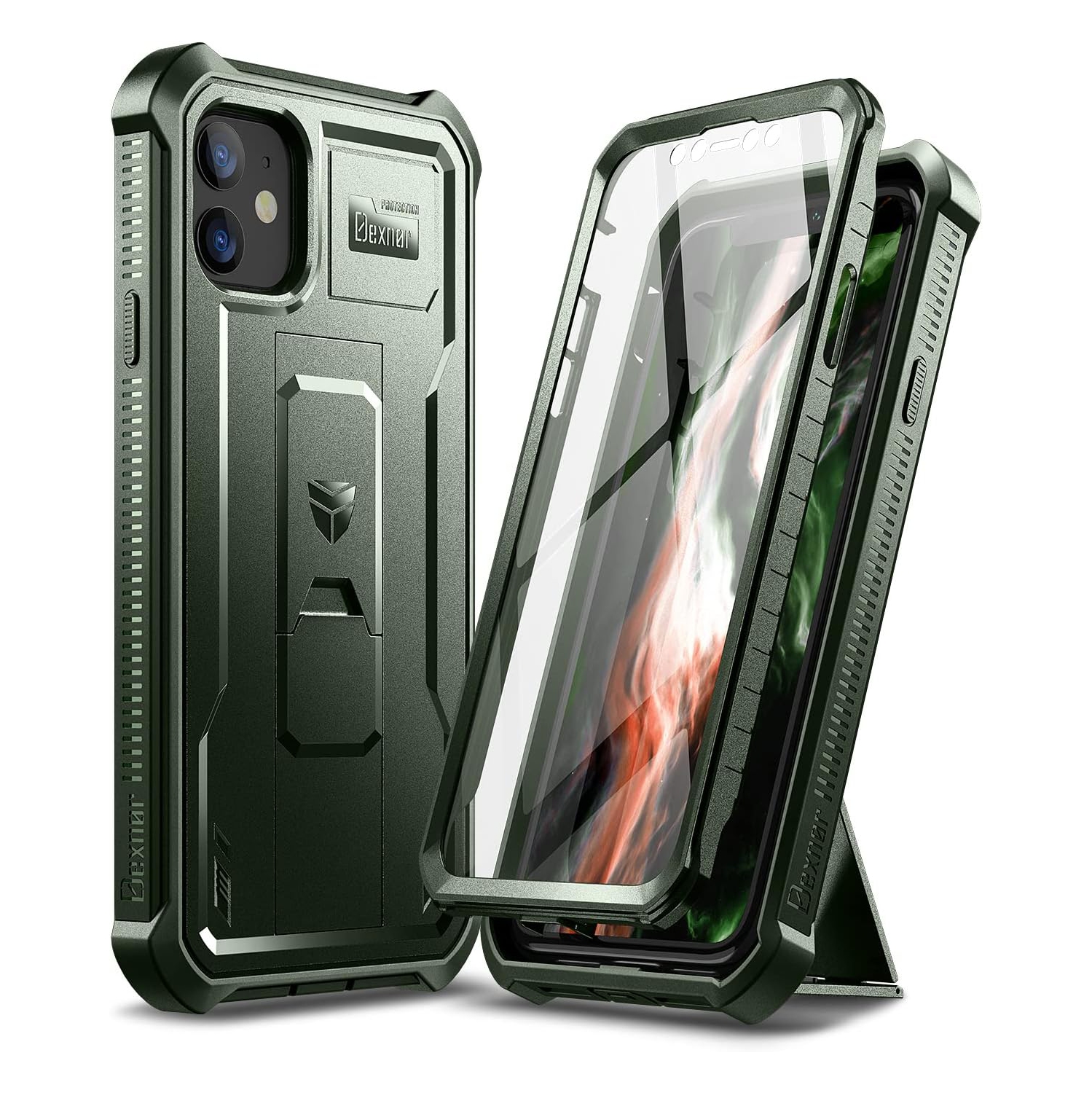 Case for iPhone 11 6.1 inch 360 Full Body Heavy Duty Rugged Shockproof Military Drop Tested Protective Cover