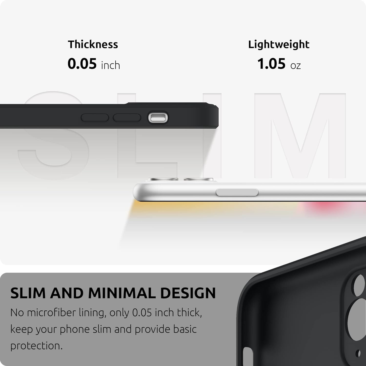 Silicone Case Compatible with iPhone 11 Pro Max, Soft Liquid Silicone Shockproof Flat Edge Phone Case