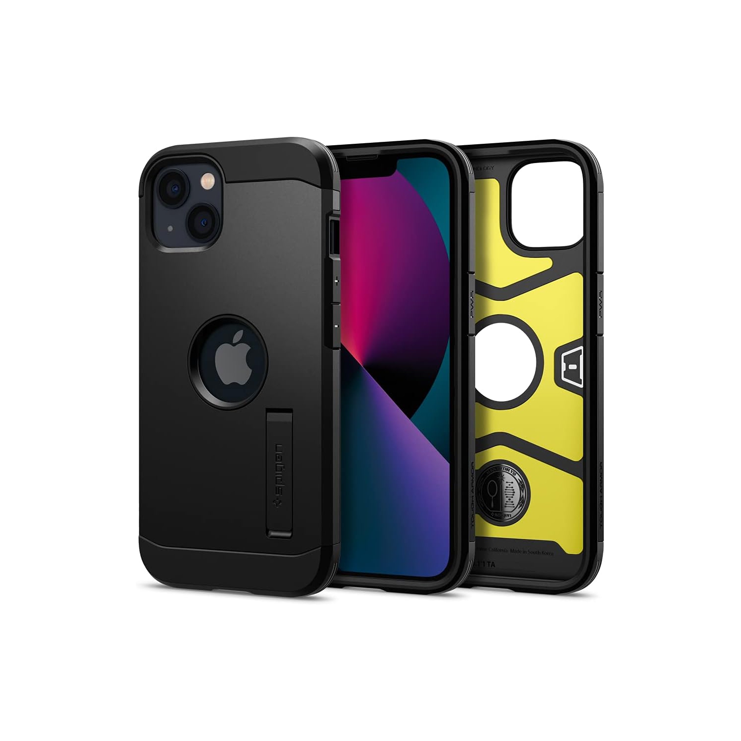 Tough Armor [Extreme Protection Tech] Designed for iPhone 13 Mini Case - Black