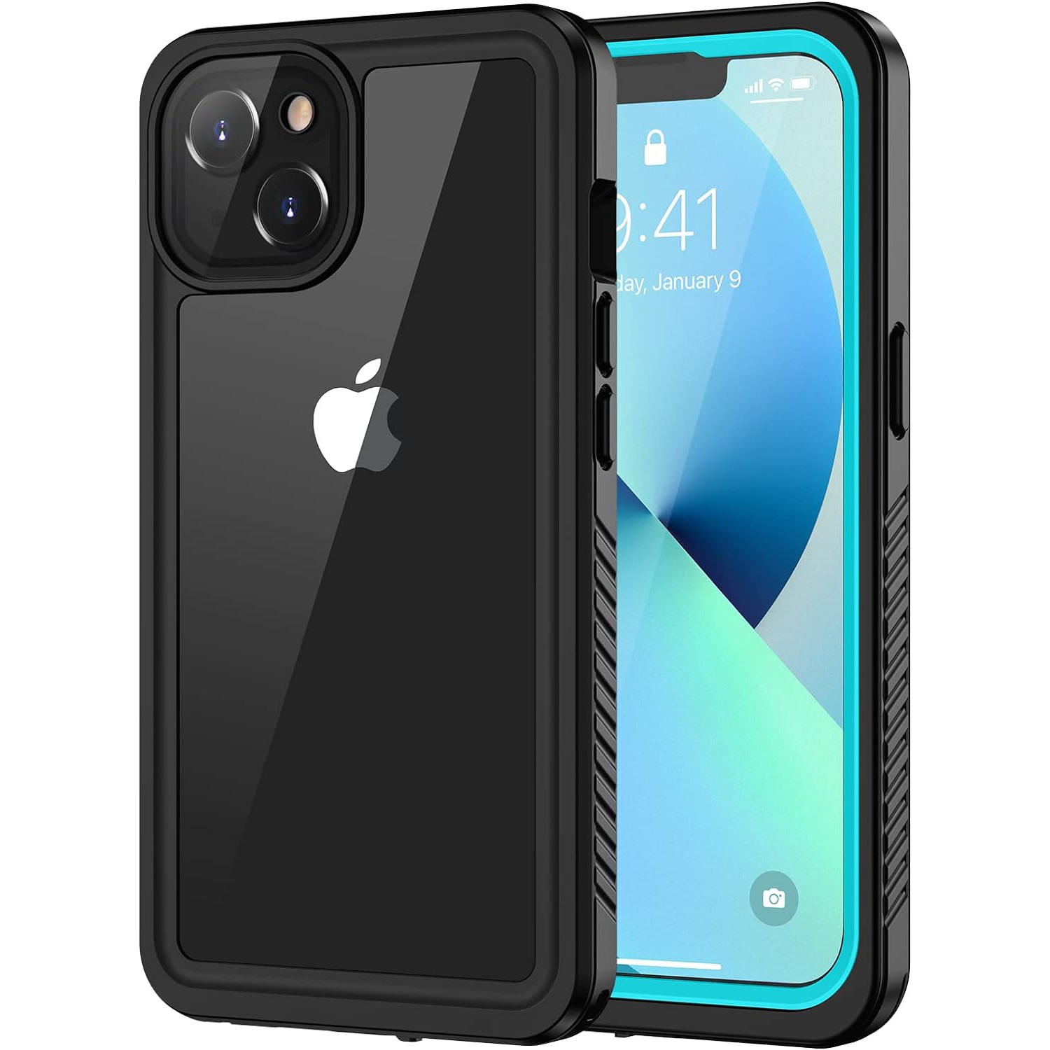 iPhone 13 Mini Case, IP68 Waterproof Dustproof Shockproof Case with Built-in Screen Protector, Full Body Sealed