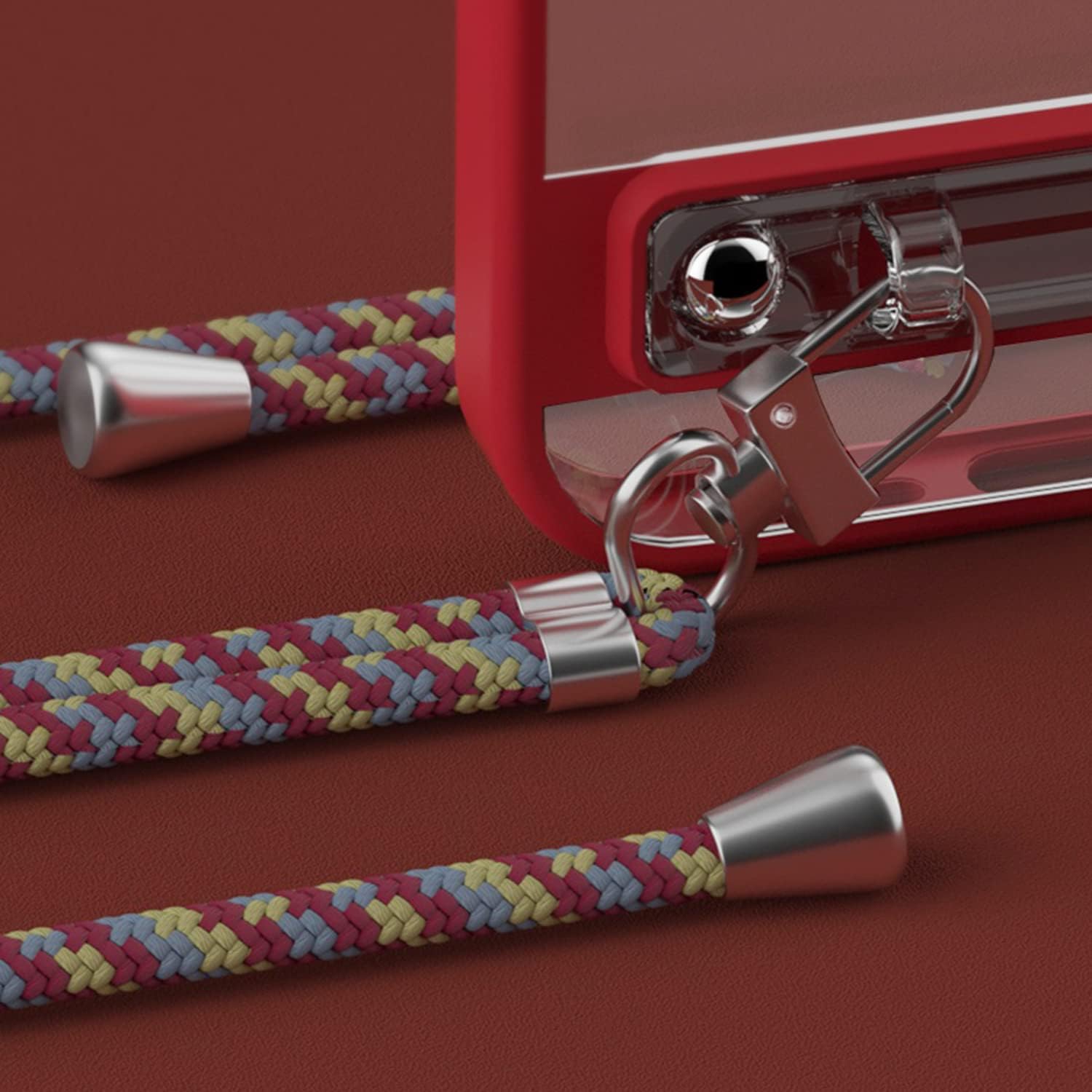 for iPhone 14 Plus 6.7 inch Phone Case with Detachable Strap, Crossbody Phone Case with Adjustable Lanyard,