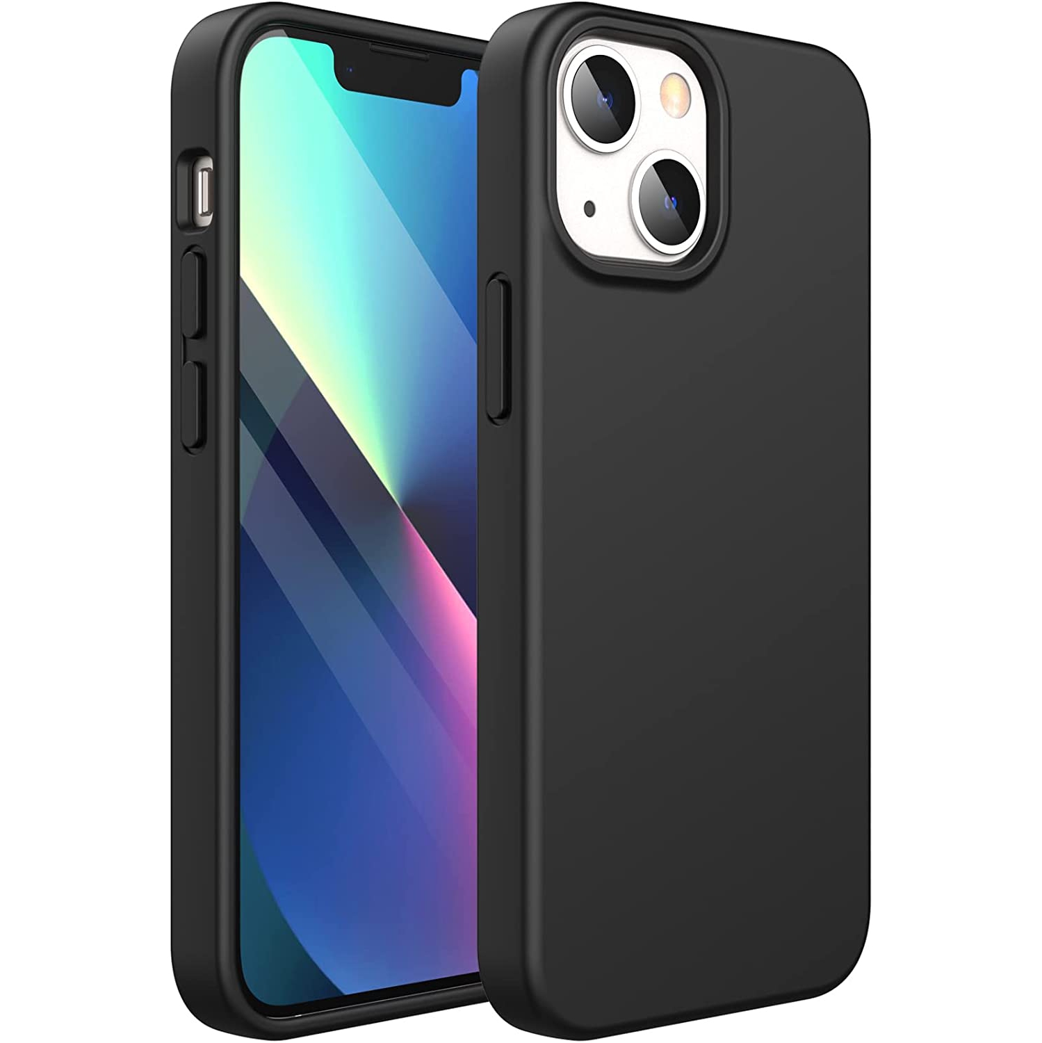 Silicone Case for iPhone 13 Mini 5.4-Inch, Silky-Soft Touch Full-Body Protective Phone Case, Shockproof Cover