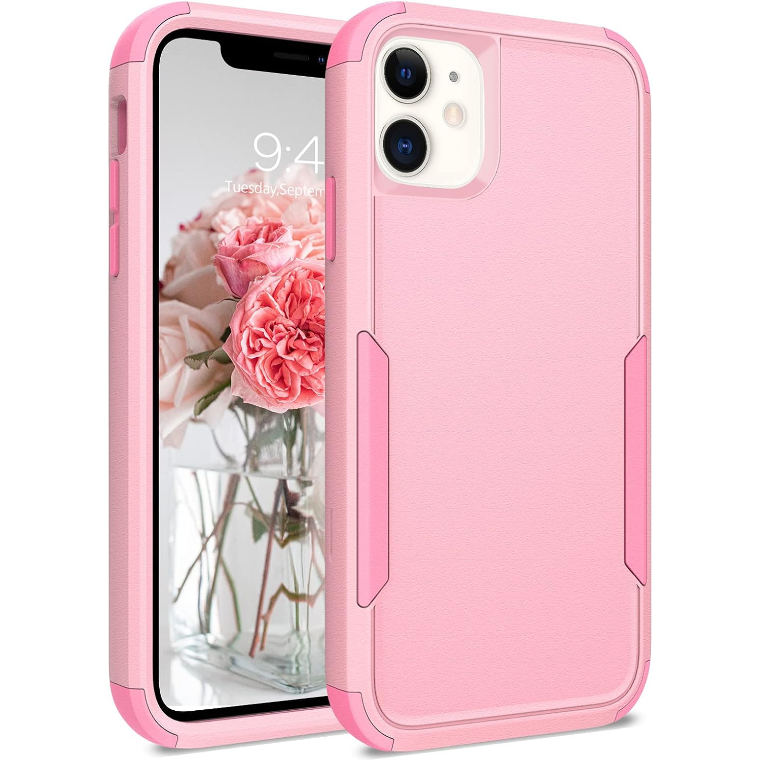 iPhone 11 Case, iPhone 11 Cases Heavy Duty 3 in 1 Full Body Rugged Non Slip Shockproof Hybrid Hard PC Soft TPU