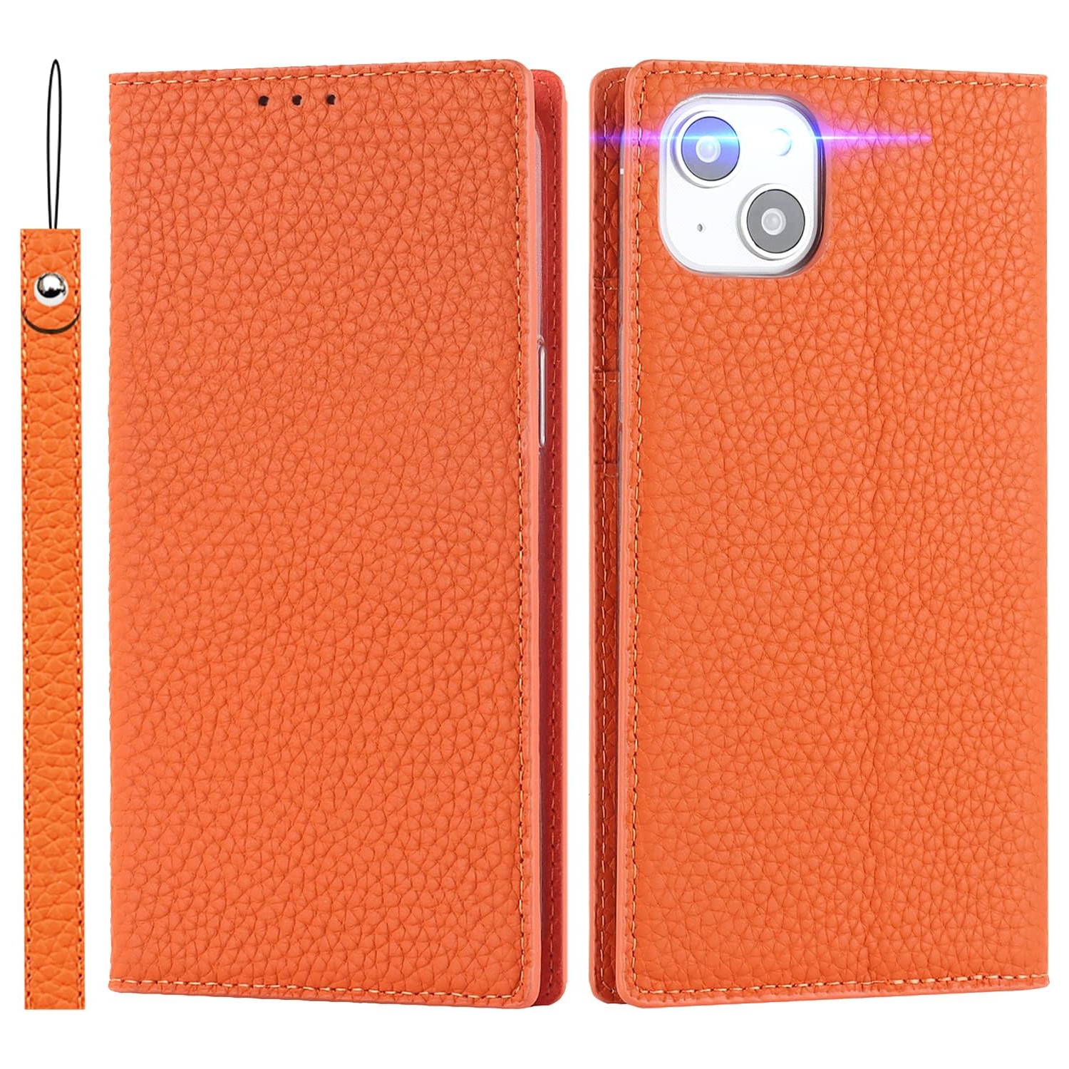 etui iPhone 14 Plus Case Wallet Genuine Leather,iPhone 14 Plus Phone case with Card Holder for Women,Etui