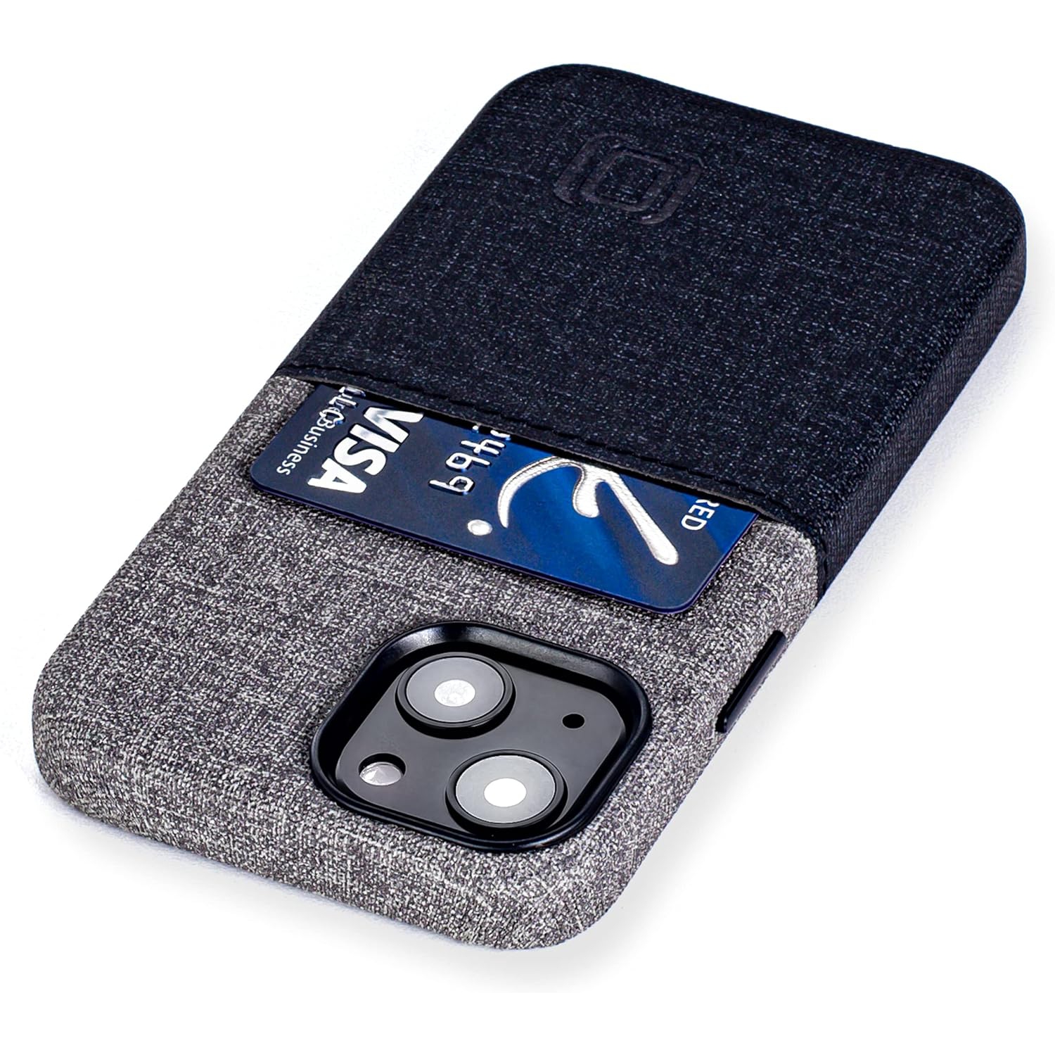 Wallet Case for iPhone 13 Mini with Built-in Metal Plate for Magnetic Mounting & 1 Lay-Flat Credit Card Holder