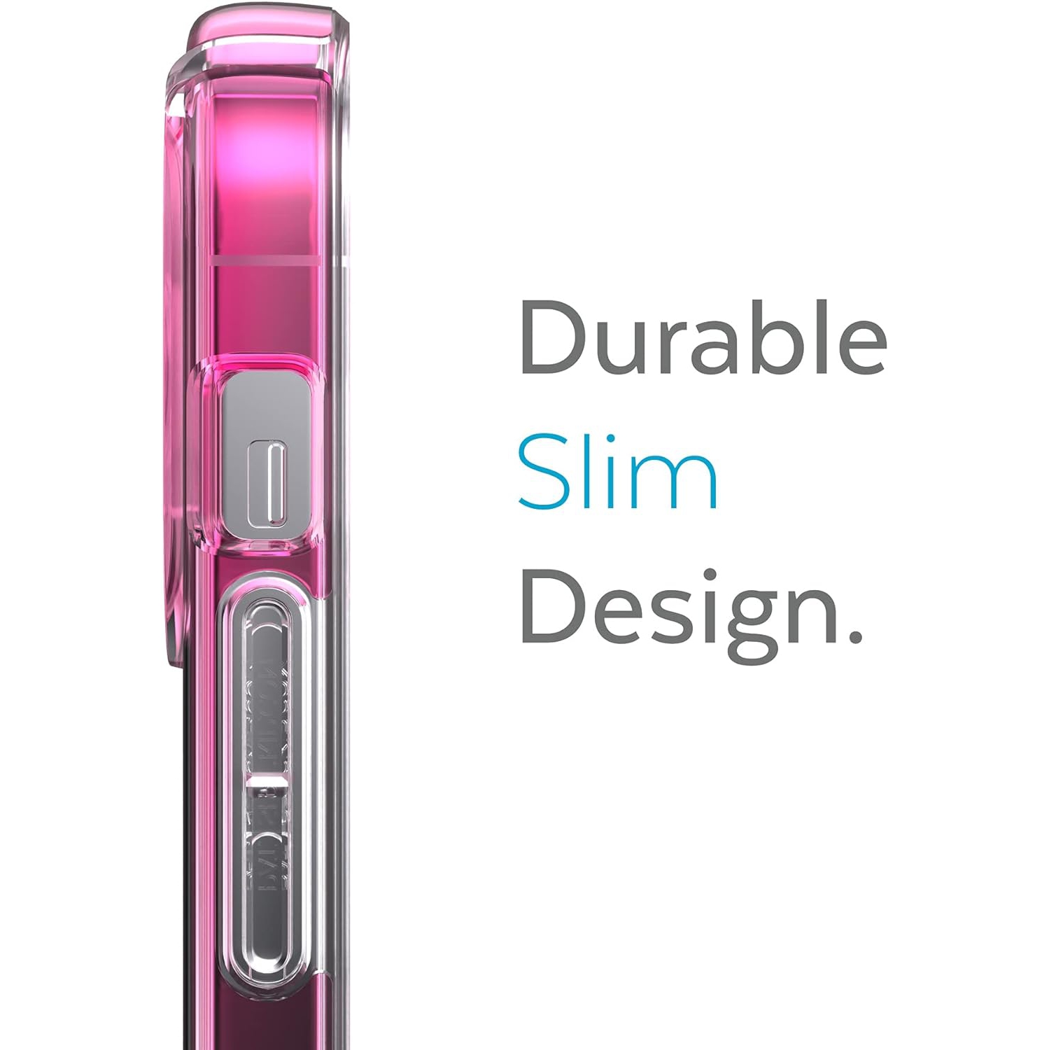 Products Gemshell Ombre iPhone 13 Pro Case, Fuschia Fade/Clear