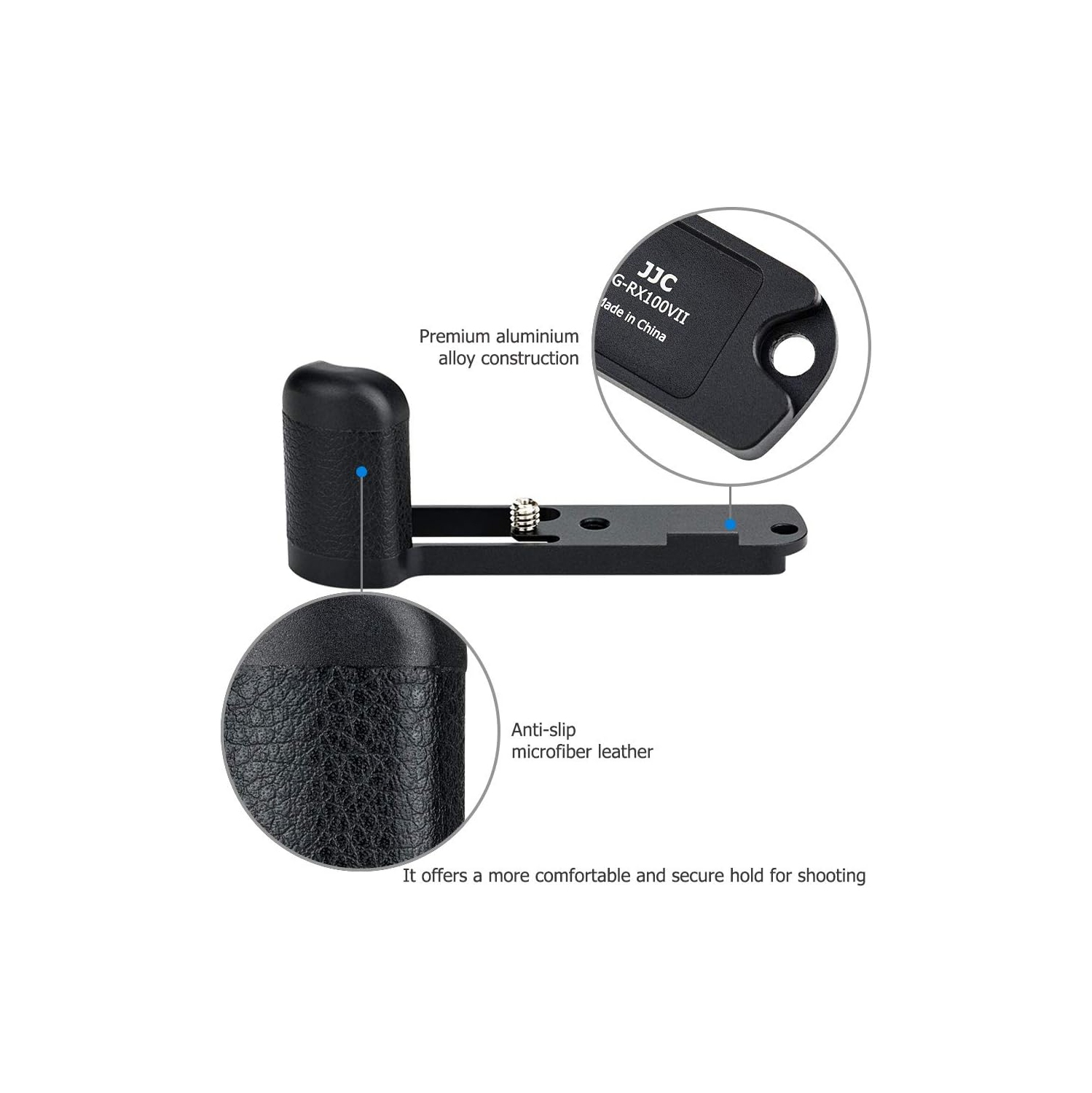 Solid Metal Hand Grip Secure Handle Bracket for Sony RX100 VII RX100VII RX100M7 DSC-RX100 VII DSC-RX100VII