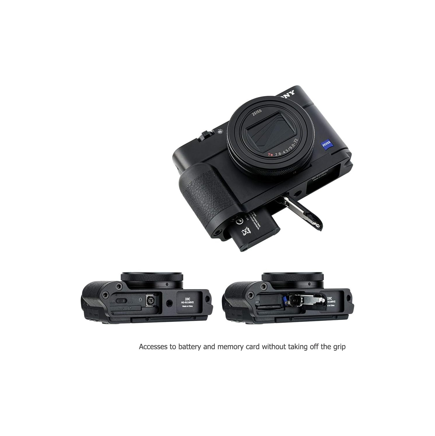 Solid Metal Hand Grip Secure Handle Bracket for Sony RX100 VII RX100VII RX100M7 DSC-RX100 VII DSC-RX100VII