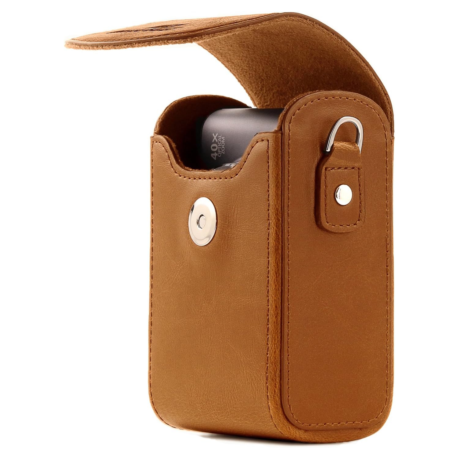 Sony Cyber Shot RX100 VI Universal Camera Case, Light Brown