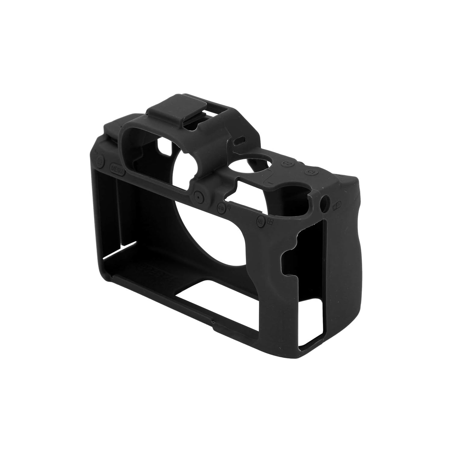 Silicone Rubber Camera Case Cover Soft Camera Case Protective Cover Accessory for Sony A7 III/A7R3(Black)
