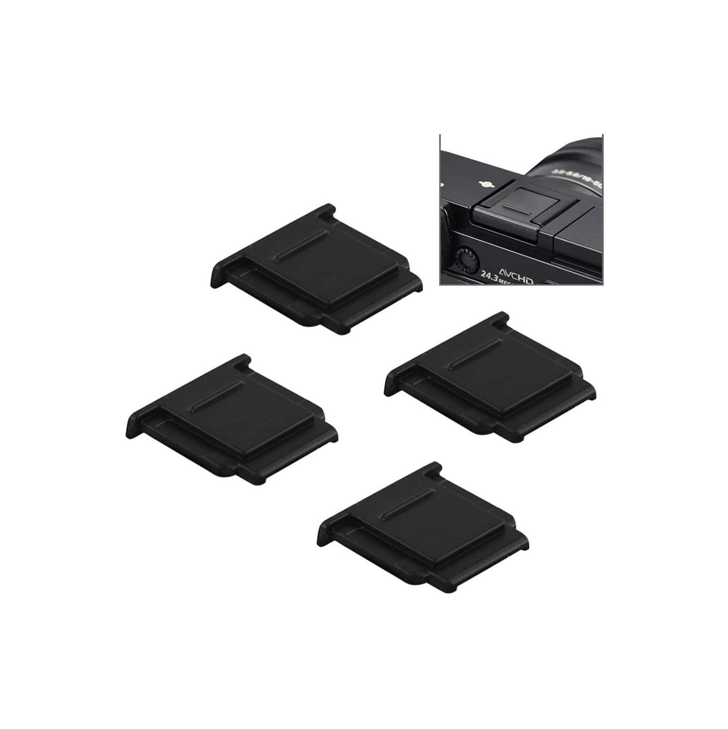 4PCS Camera Hot Shoe Cover Protector Cap for Sony A7R V A7 IV III A7S III II A7S A7 A6700 A6600 A6500 A6400 A6300 A6100