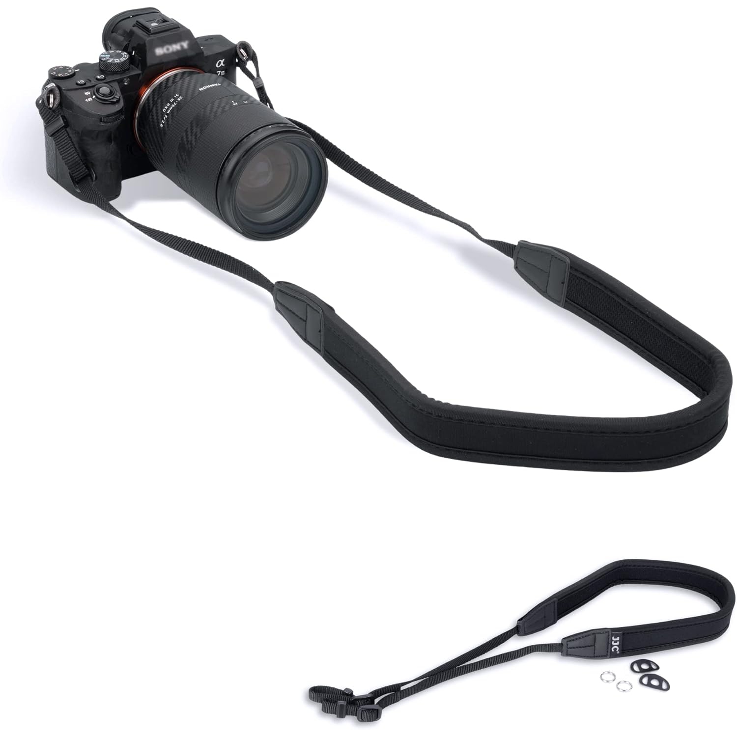 Ceinture à bandoulière pour appareil photo sans miroir A7C A6600 a6500 A6400 A6300 A7 IV III A7R IV A7S III A9 II de Sony