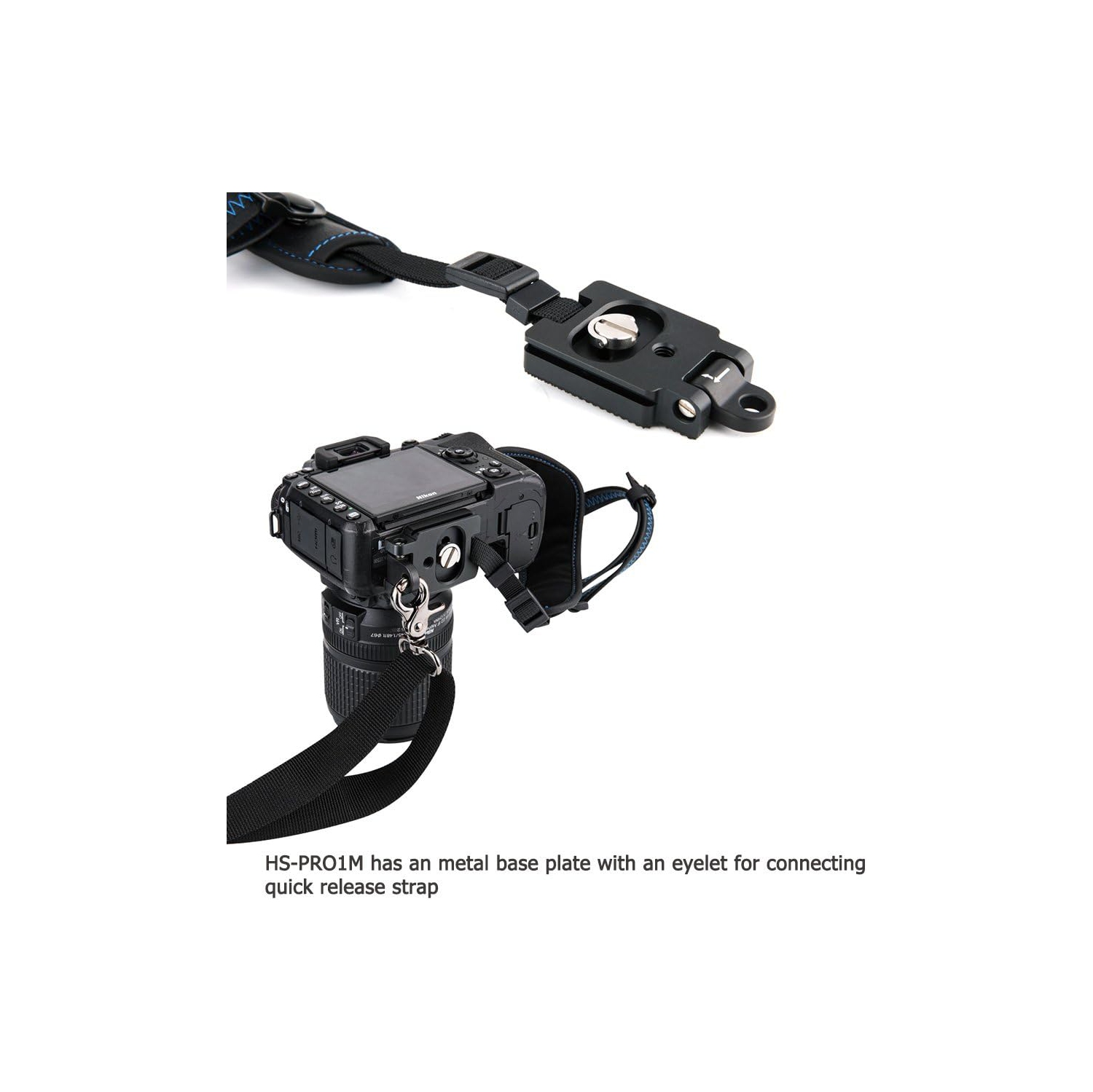 Deluxe DSLR Camera Hand Strap with Quick Release Plate for Canon EOS 90D 80D 70D 77D 60D 6D Mark II 7D Mark II 5D