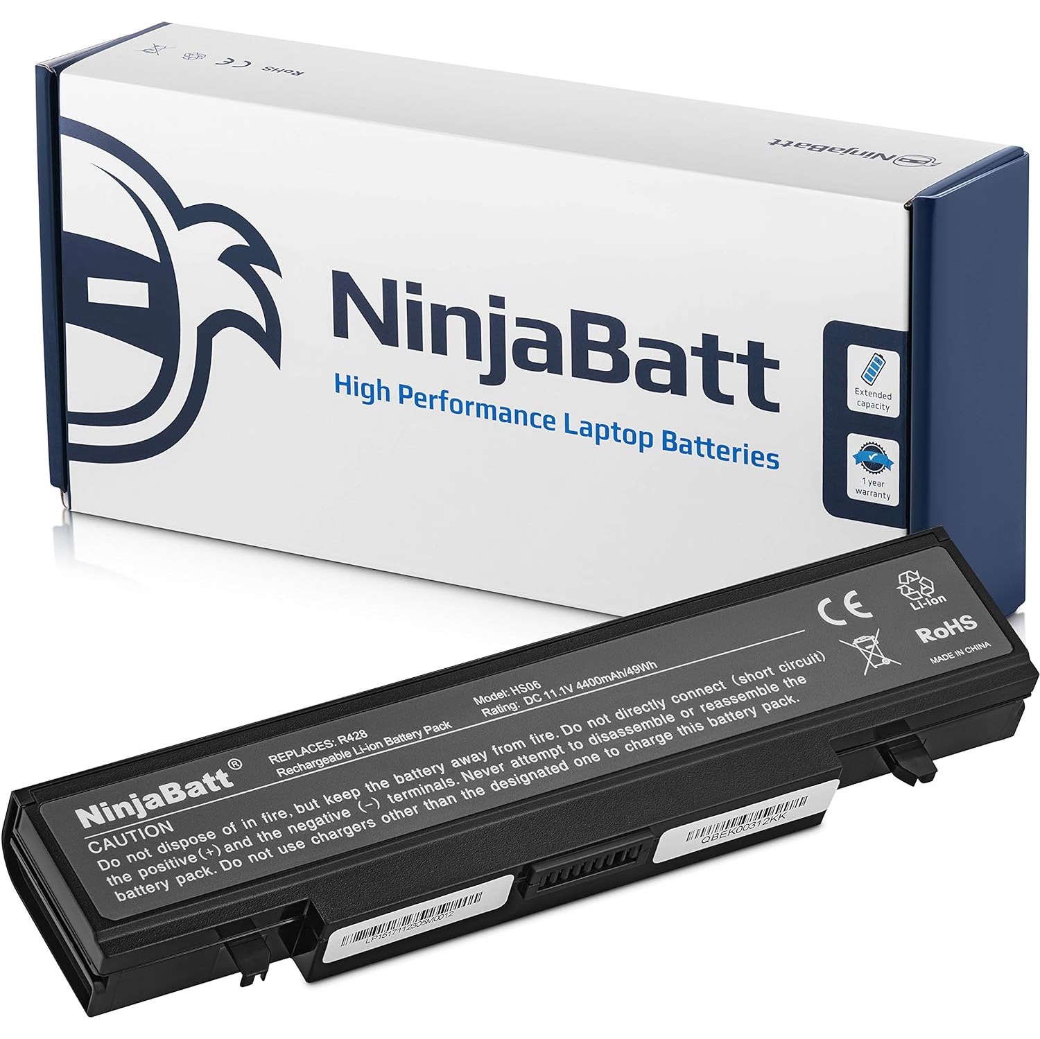 Battery for Samsung AA-PB9NC6B R540 NP355V5C R580 AA-PB9MC6B RV511 NP550P7C RF711 AA-PB9NS6B NP300E5A RV510