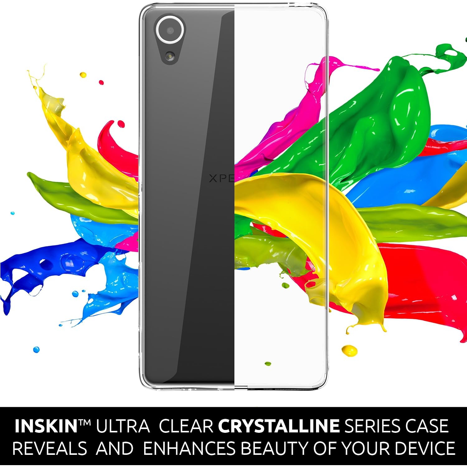 [Crystalline] Scratch Resistant Clear Hybrid Case for Sony Xperia XA.