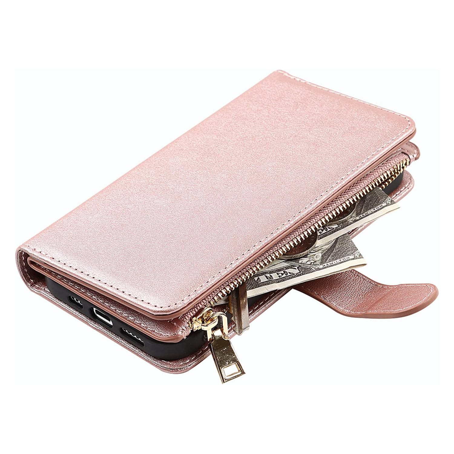 iPhone 12 Mini Phone Case Wallet for Women with Credit Card Holder,iPhone 12 Mini Crossbody Case with Strap