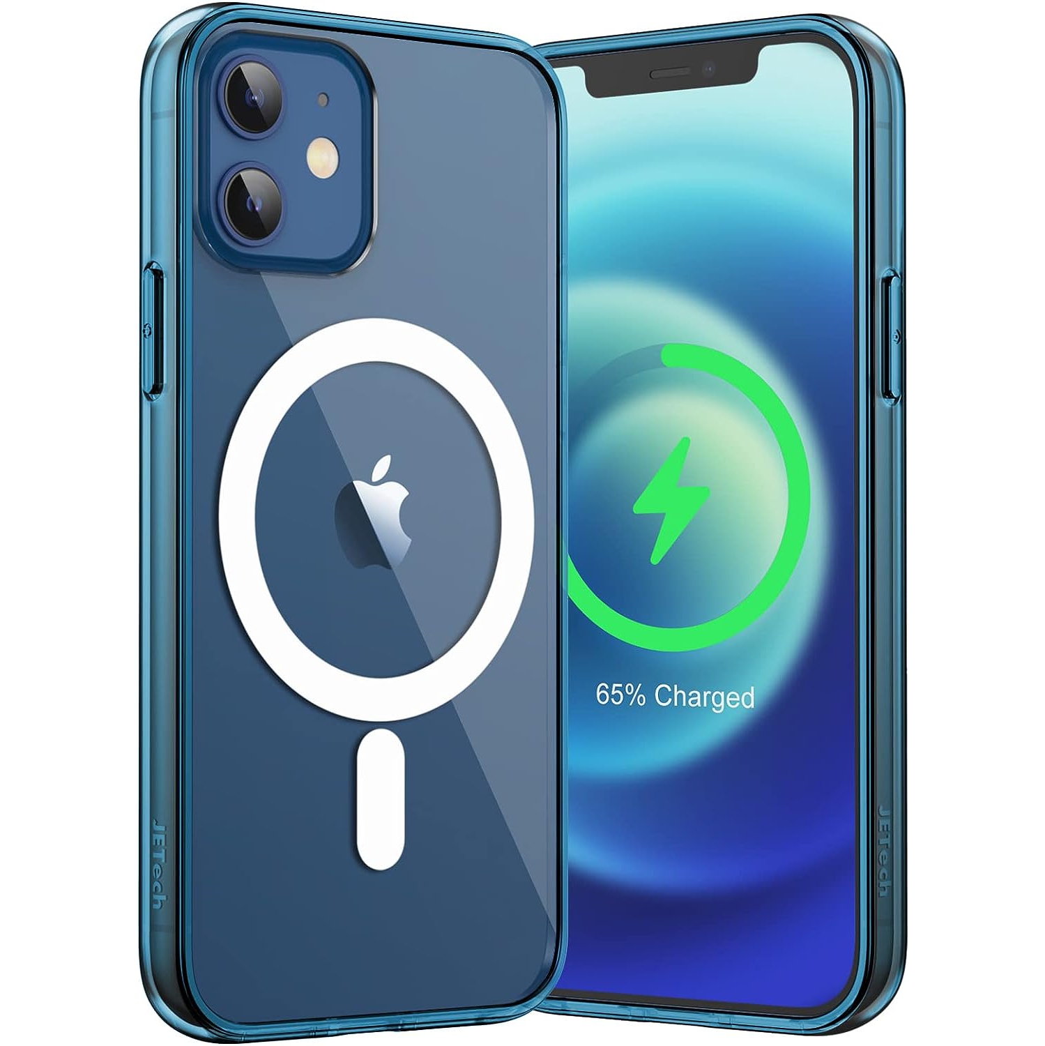 Magnetic Case for iPhone 12 Mini 5.4-Inch Compatible with MagSafe Wireless Charging, Shockproof Phone Bumper