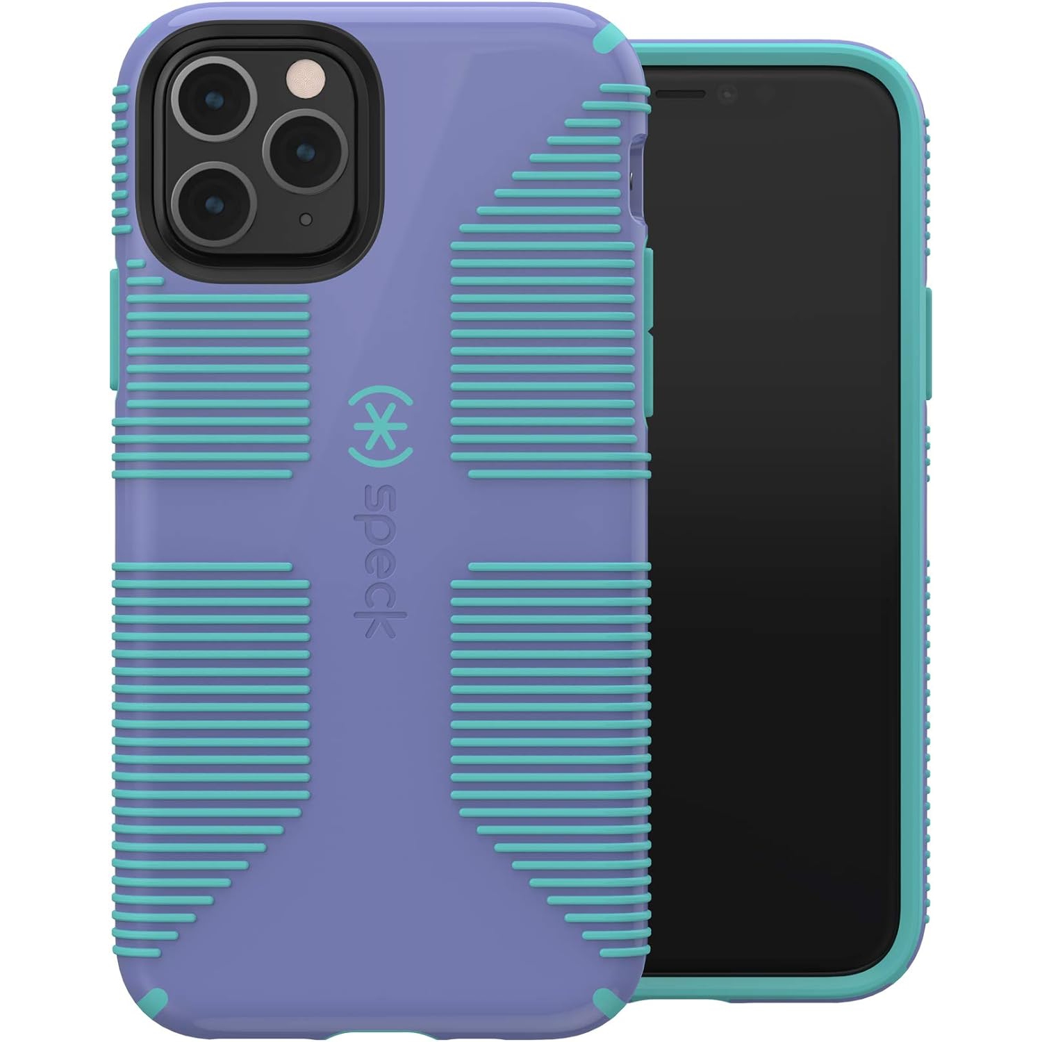 CandyShell Grip iPhone 11 Pro Case, Wisteria Purple/Mykonos Blue