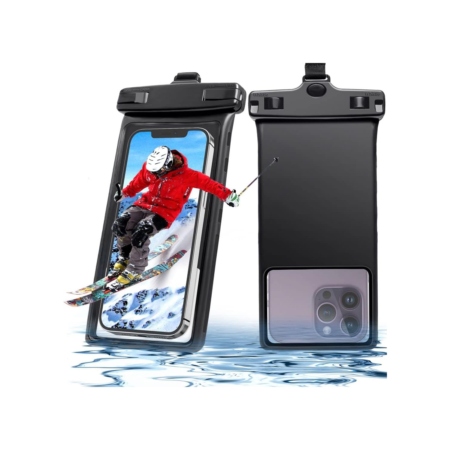 Waterproof Phone Pouch, Waterproof Cell Phone Dry Bag Case for iPhone 14 13 12 11 XS XR X Pro Max Plus Mini,