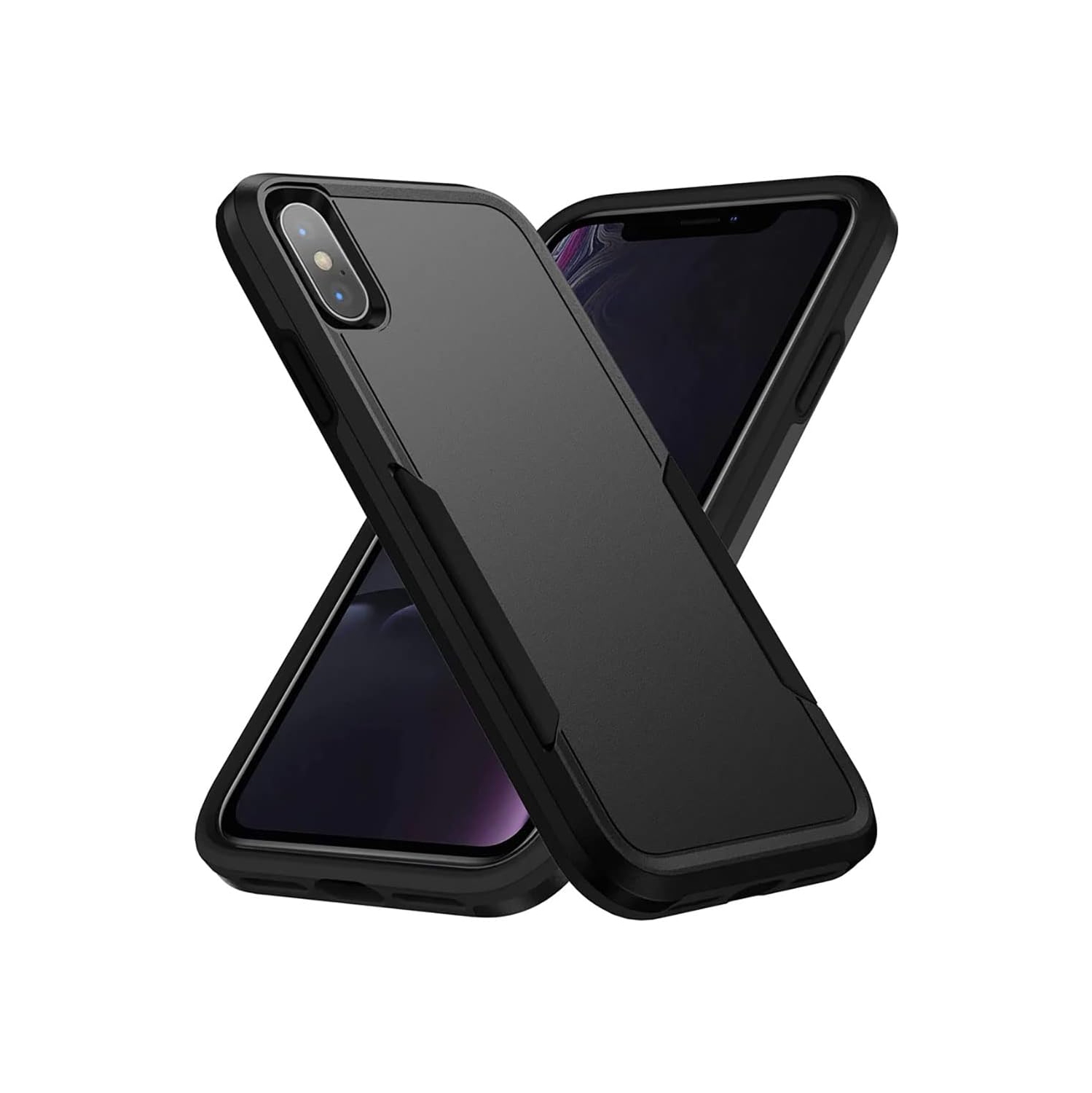 [Defender] Case for iPhone Xs Max, Durable Hard [Shockproof] Heavy Duty Bumper Cover
