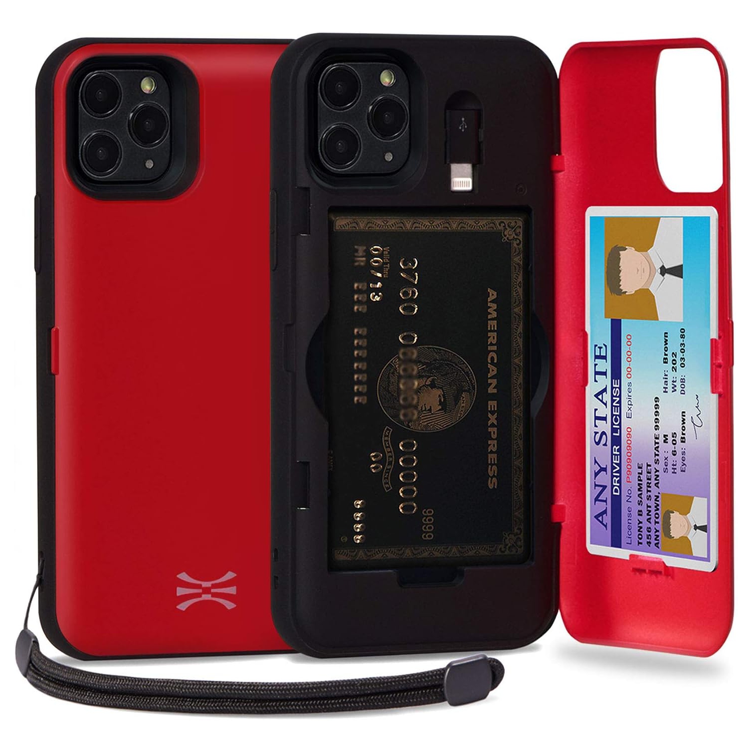CX PRO Case for iPhone 11 Pro, with Card Holder | Slim Protective Cover with Hidden Credit Cards Wallet Flip Slot