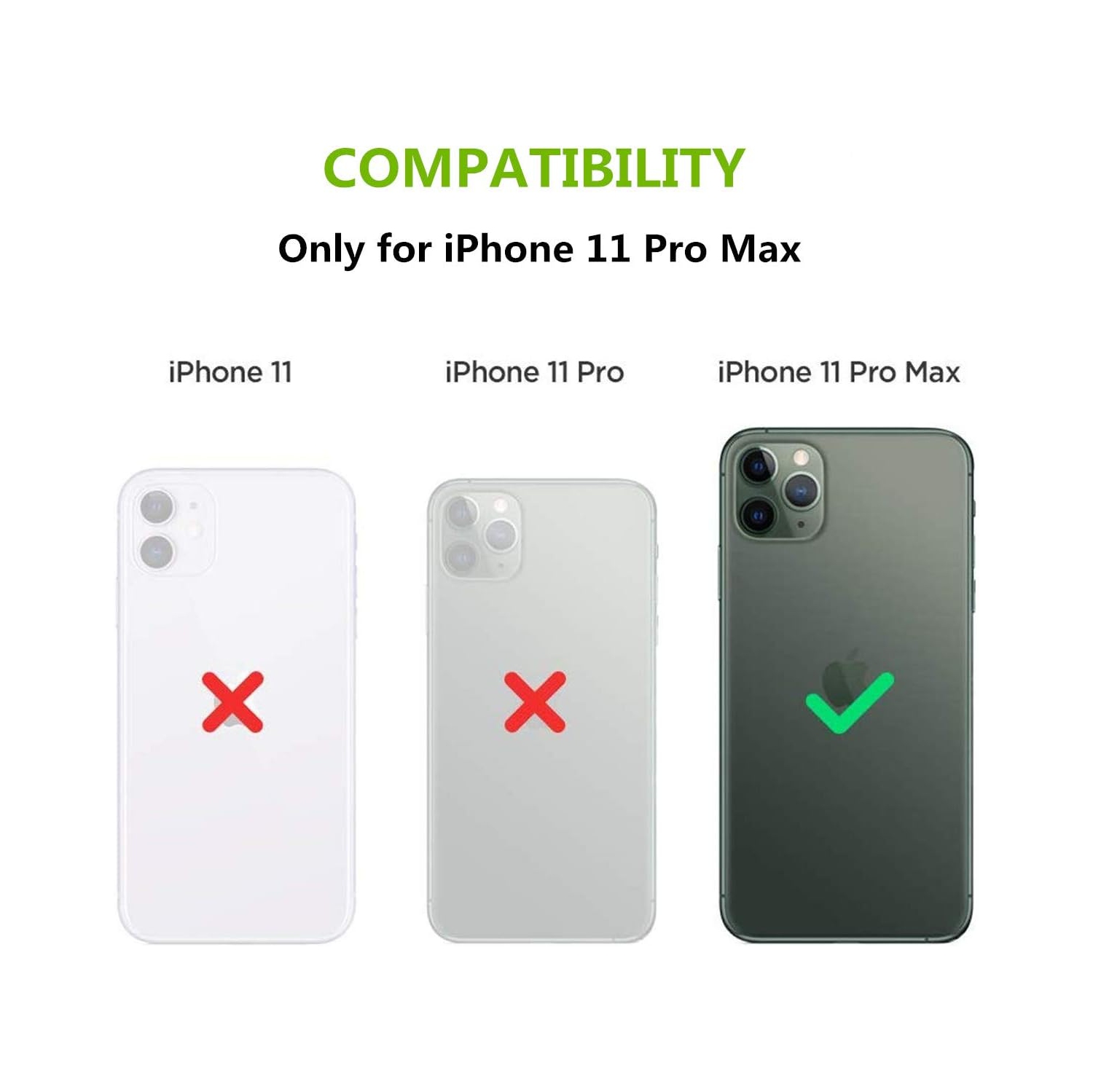 Designed for iPhone 11 Pro Max Case, Rotation Ring Holder Kickstand Military Grade Shockproof Work