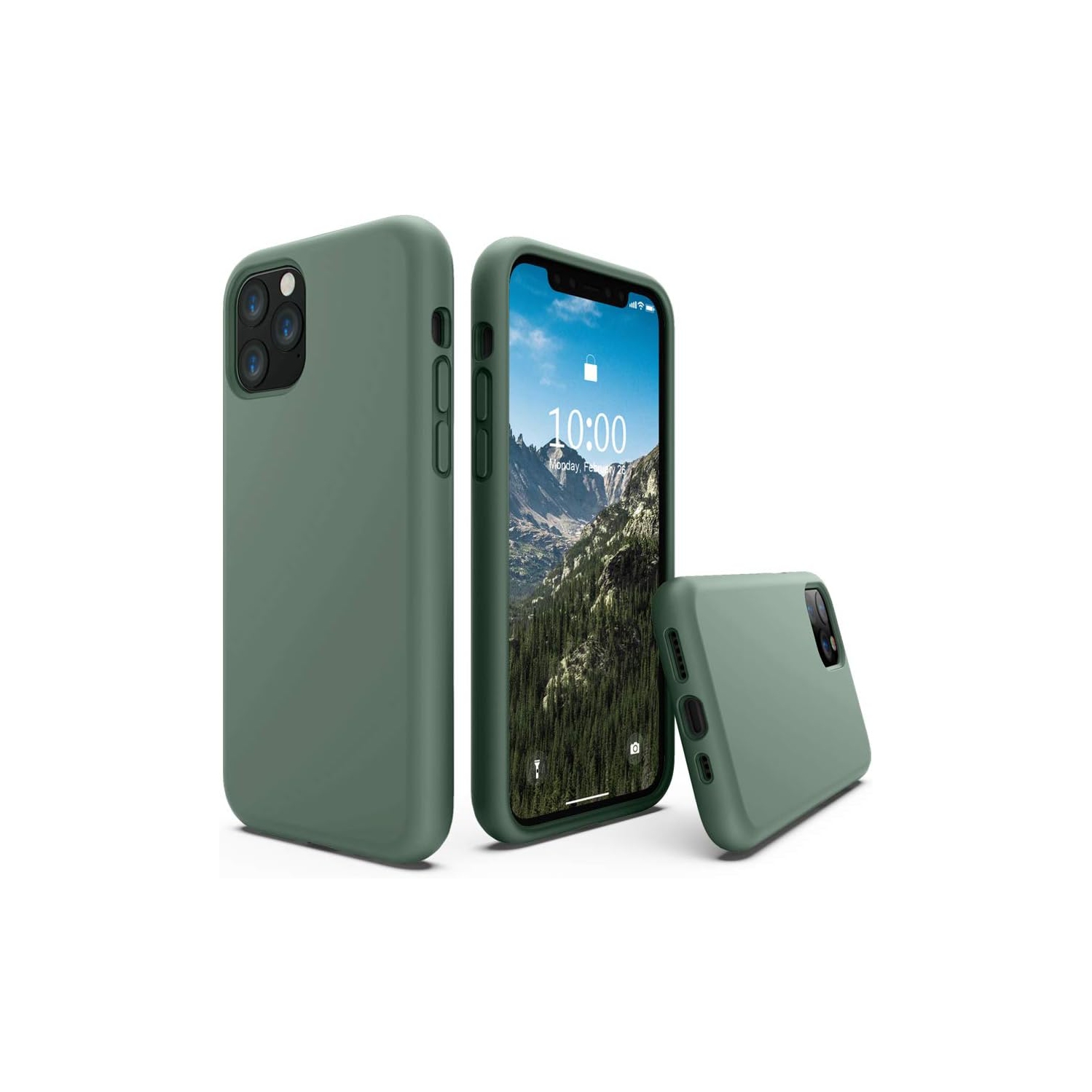 Silicone Case for iPhone 11 Pro Case, Liquid Silicone Protective Phone Case Cover (Full Body, Soft Case