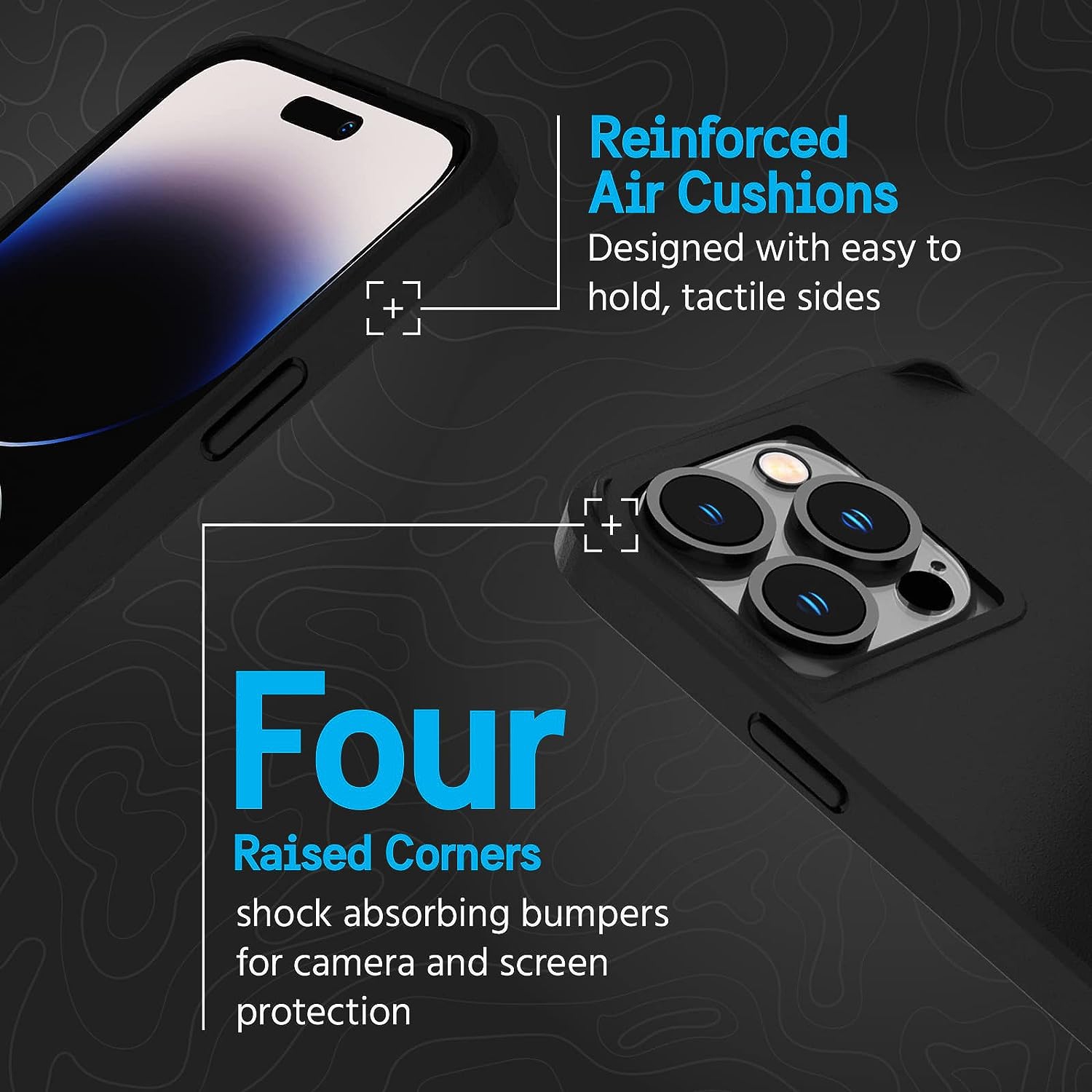 Pelican Ranger Series - iPhone 14 Pro Case 6.1" [Wireless Charging Compatible] Protective Phone Case with Anti-Scratch