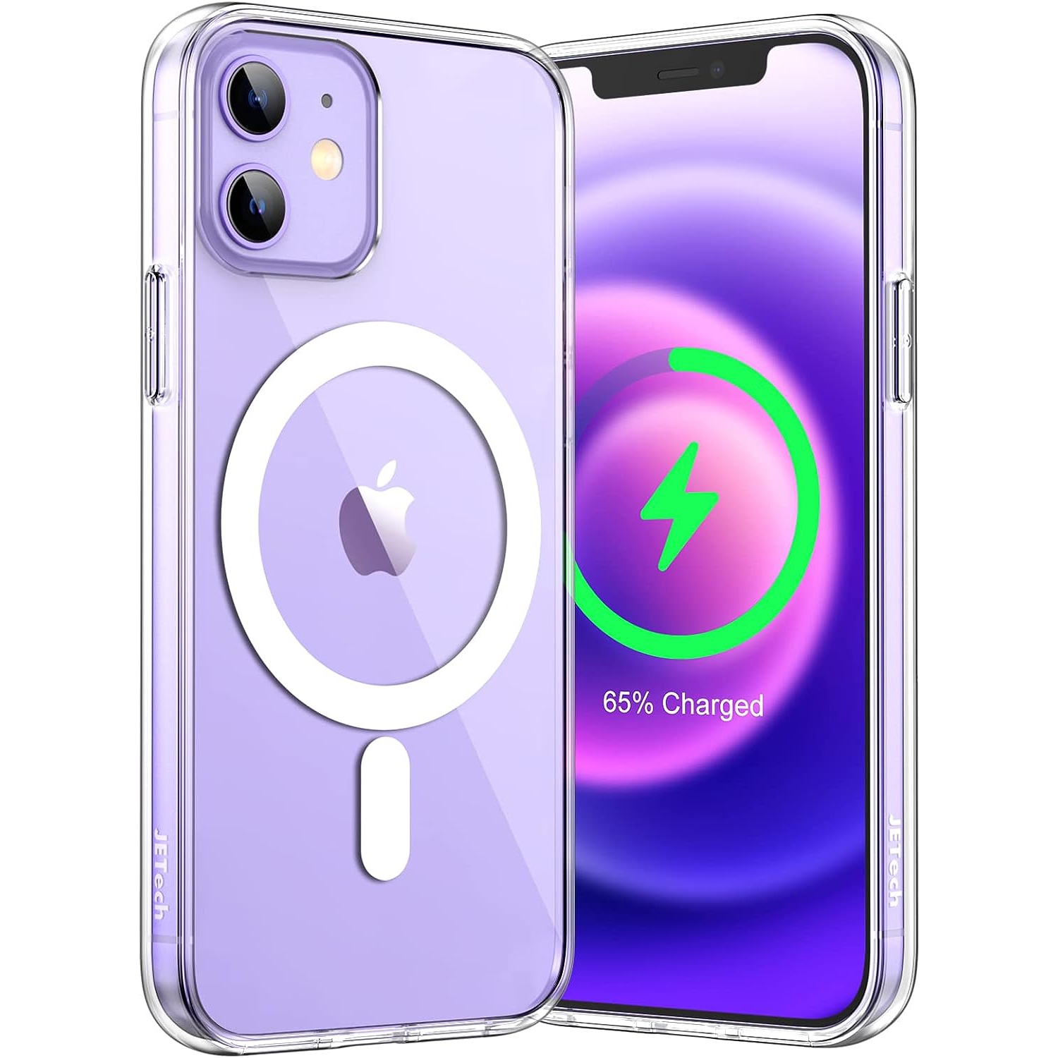 Magnetic Case for iPhone 12 Mini 5.4-Inch Compatible with MagSafe Wireless Charging, Shockproof Phone Bumper