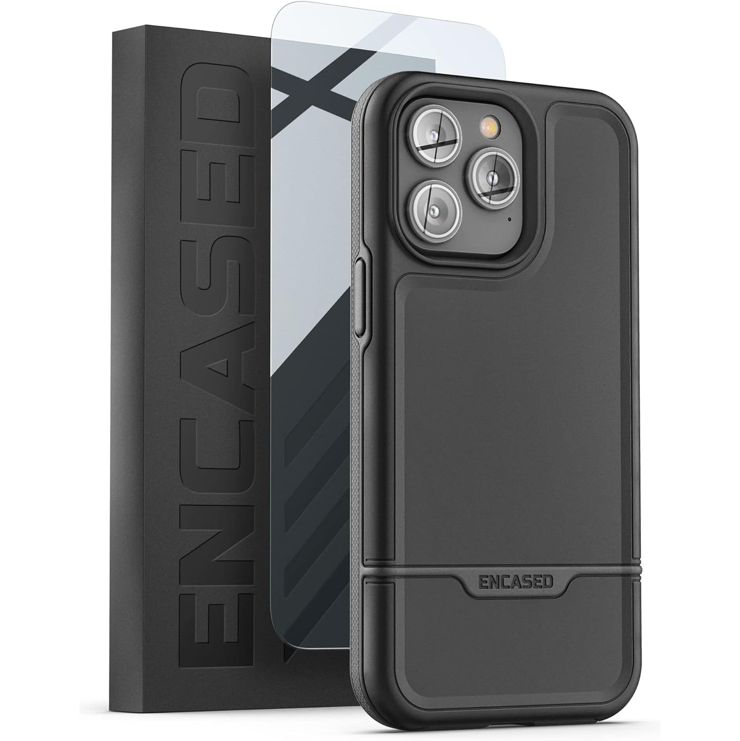 [Mil-Spec] Rebel Series Designed for iPhone 14 PRO MAX Case with Tempered Screen Protector, Ultra Protective