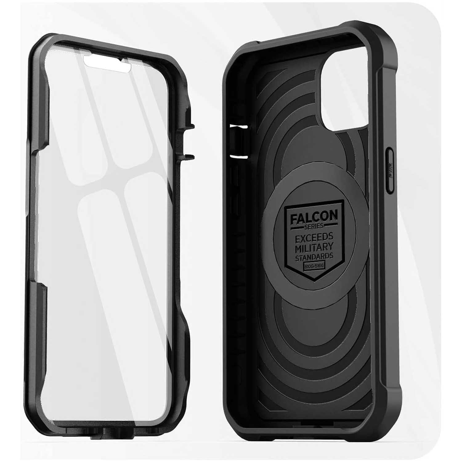 FalconShield Designed for iPhone 13 Mini Case with Screen Protector, Protective Heavy Duty Full Body Built-in