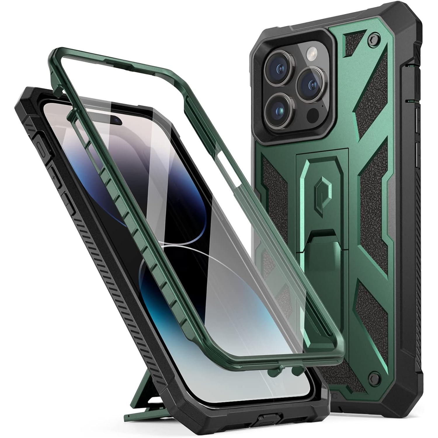 Compatible avec l'étui iPhone 14 Pro Max, l'étui de téléphone Spartan pour iPhone 14 Pro Max et le modèle Full Body Rugged Premium