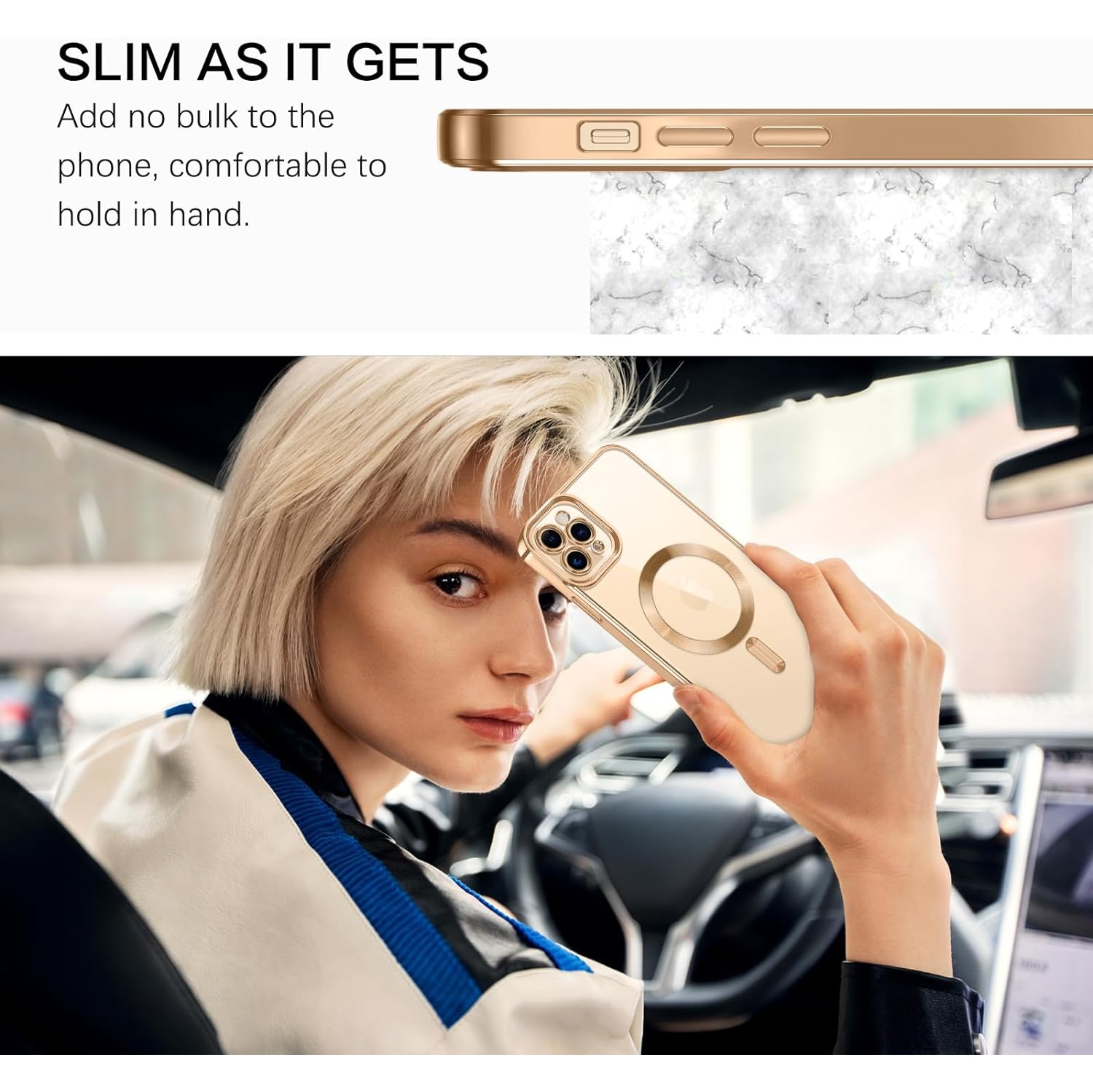 Magnetic Case for iPhone 11 Pro Max Compatible with Magsafe,Transparent iPhone 11 Pro Max Case Slim Cover Full