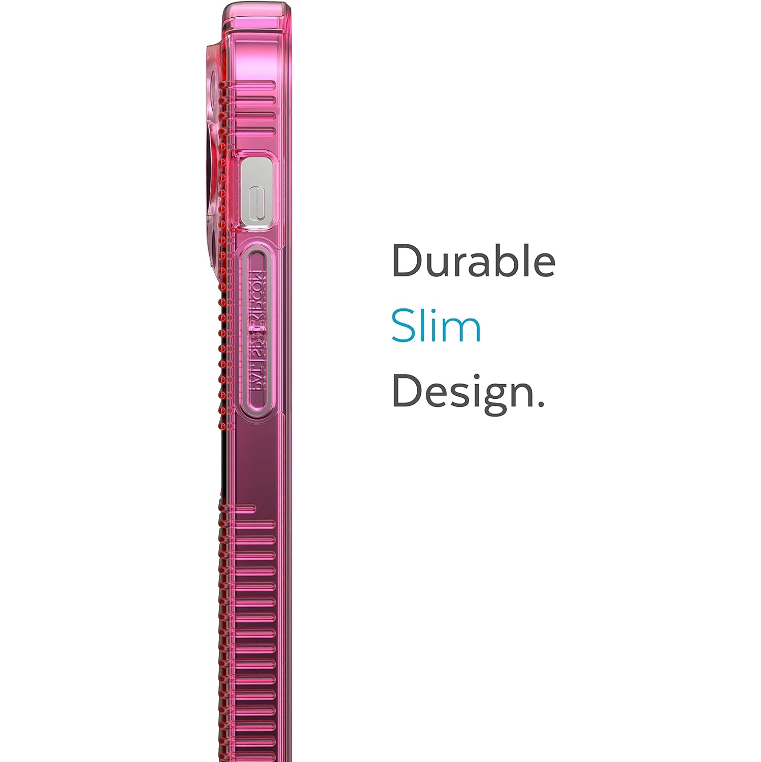 Products – Étui Gemshell Grip pour iPhone 14 Pro Max, modèle 6,7 po, rose rêve/transparent