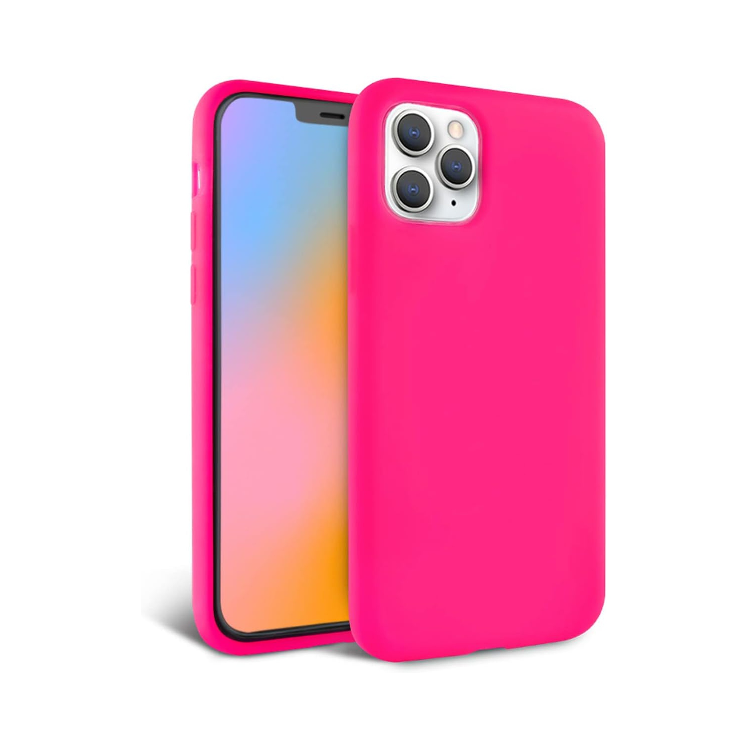 - Neon Pink Case for iPhone 11 Pro Max - Flexible Protective iPhone 11 Pro Max Case - Bright Neon Pink
