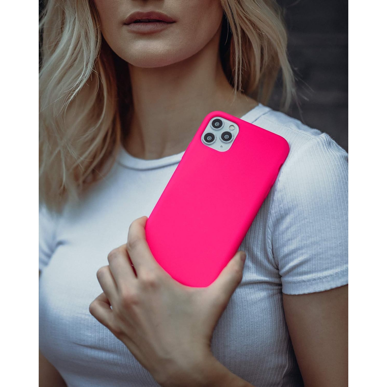 - Neon Pink Case for iPhone 11 Pro Max - Flexible Protective iPhone 11 Pro Max Case - Bright Neon Pink