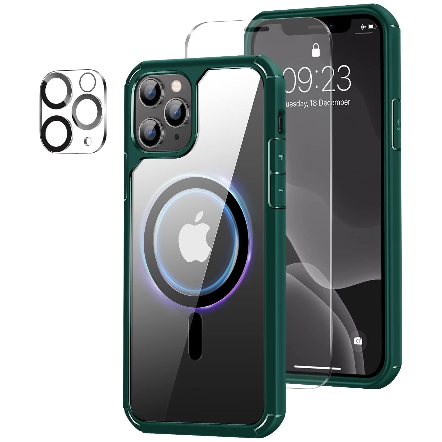 Magnetic Case Compatible with iPhone 11 Pro Max Case [Compatible with MagSafe] with Screen Protector and Camera