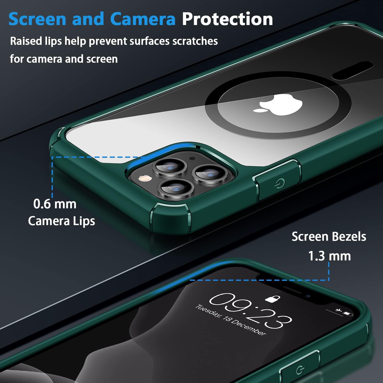 Magnetic Case Compatible with iPhone 11 Pro Max Case [Compatible with MagSafe] with Screen Protector and Camera