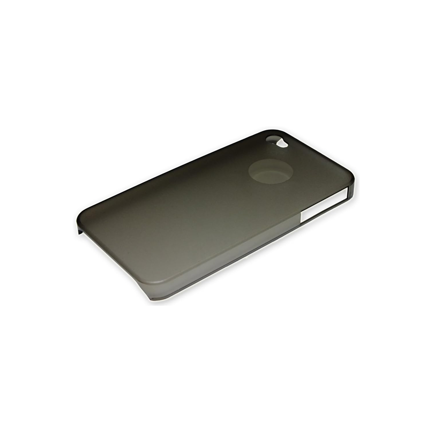 Dark Magic Ultra Thin Hard Plastic Case for iPhone 4 and 4S. Grey/Semi-Transparent