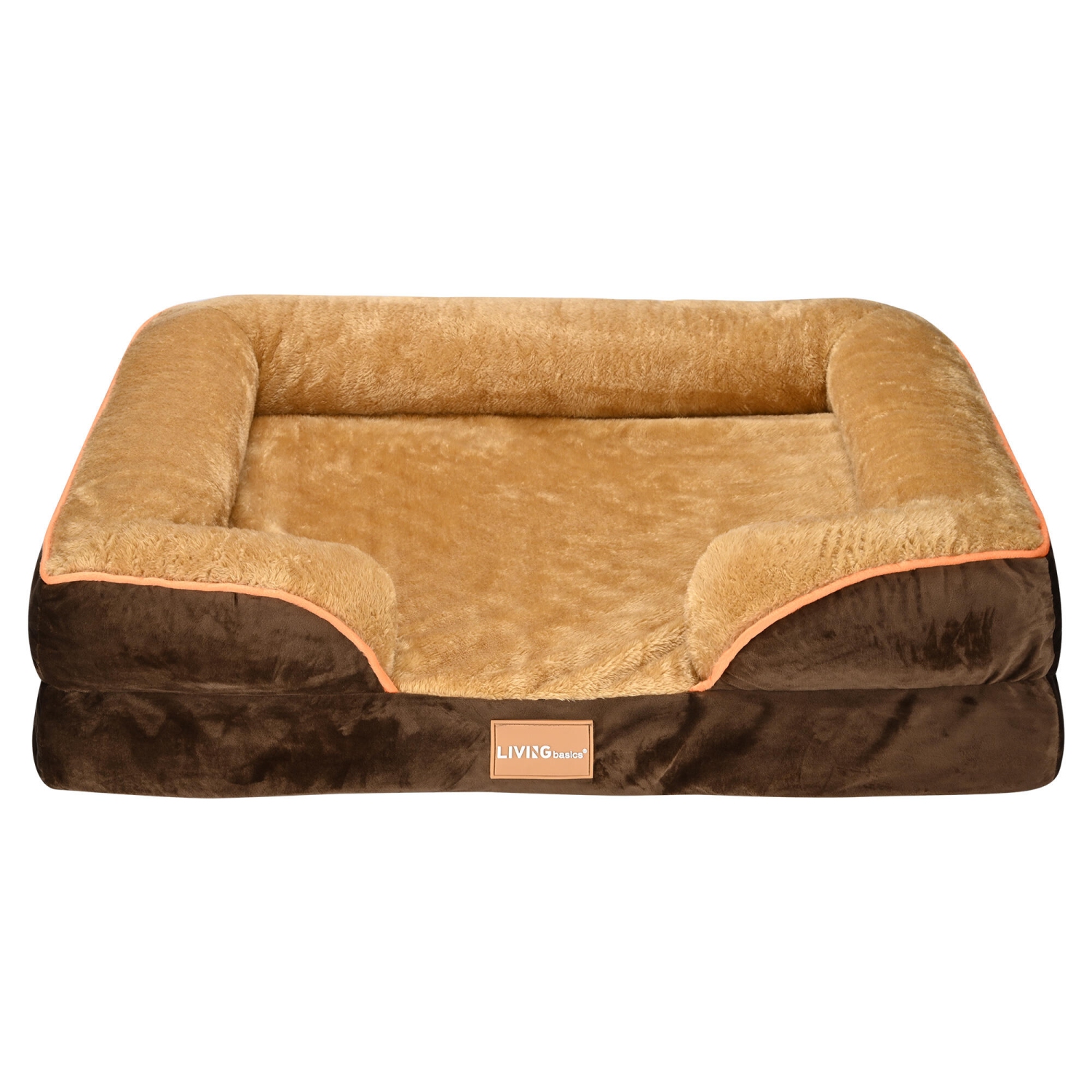 Sofa-lit étanche pour chiens avec housse amovible lavable, canapé pour chiens; matelas de couchage confortable