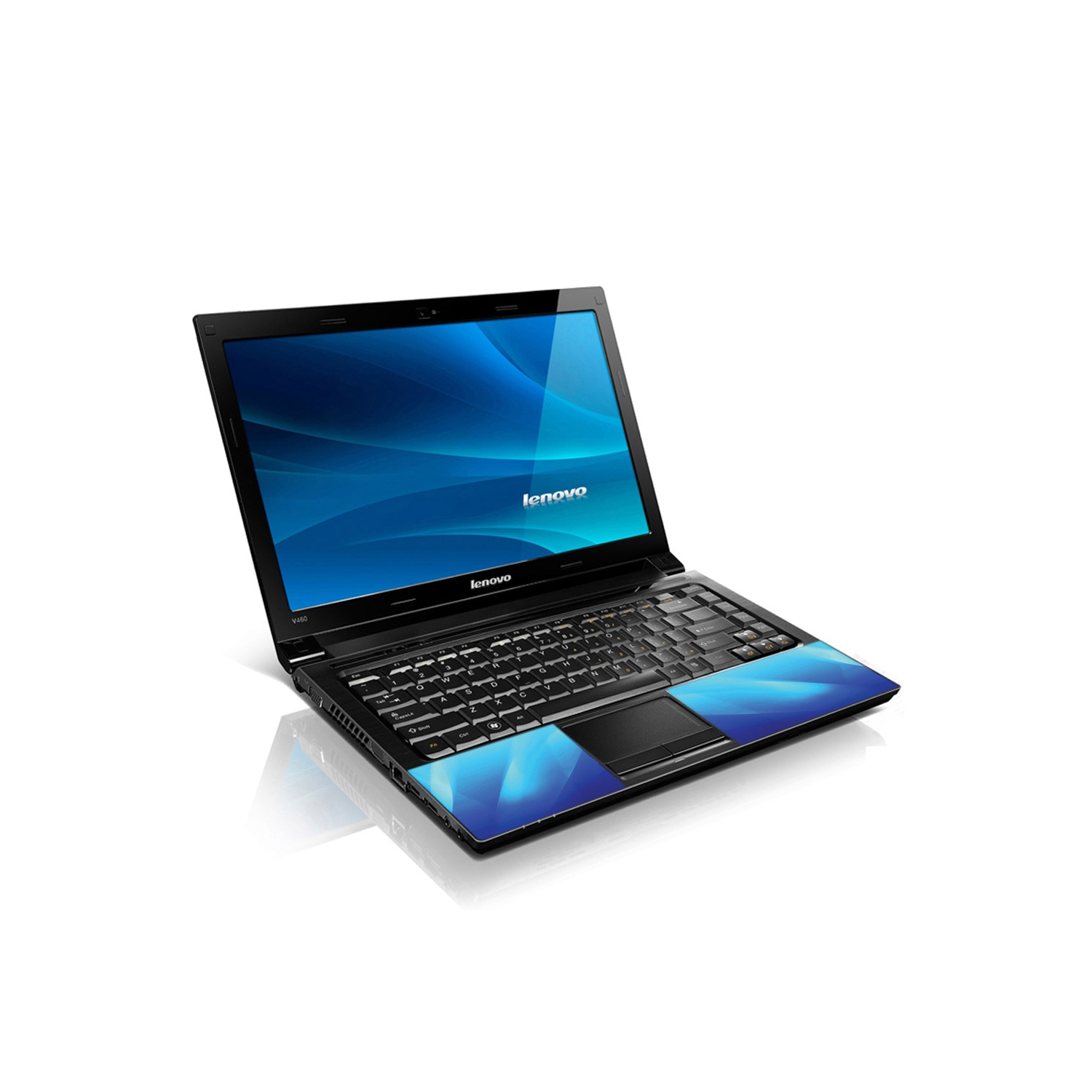 LSS 17 17.3 Inches Laptop Notebook Skin Sticker with 2 Wrist Pads - Reusable Cover Protector Vinyl Sticker Cover Decal Fits 17" - 19" - Waves Pattern