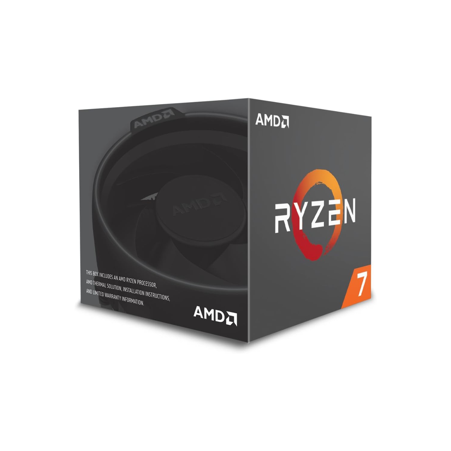 Processeur d'ordinateur de bureau Ryzen 7 2700 d'AMD remis à neuf, déverrouillé, 8 cœurs jusqu'à la prise 4,10&nbsp;GHz AM4 ( sans refroidisseur )