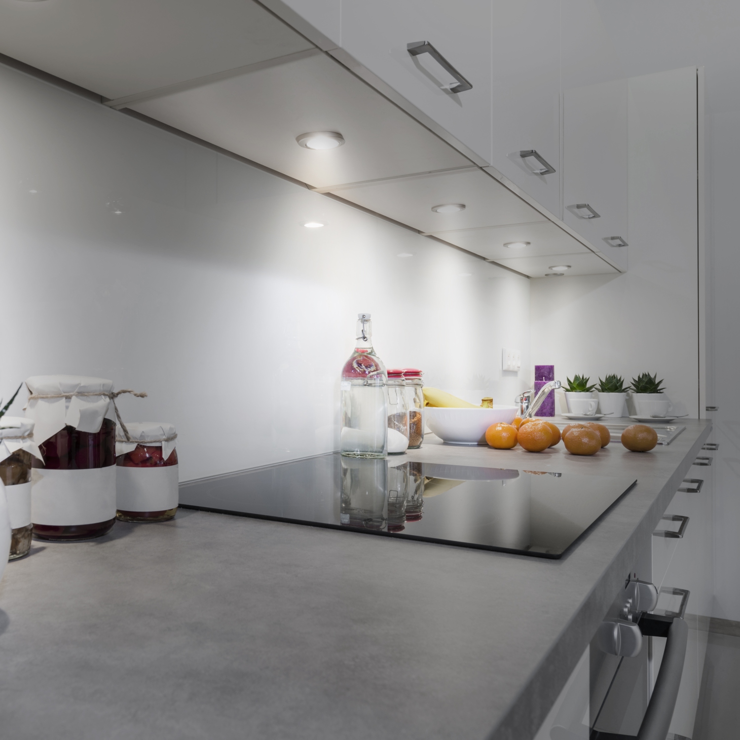 BAZZ 3 Pack Under Cabinet Integrated LED Puck Lights, U16003EL