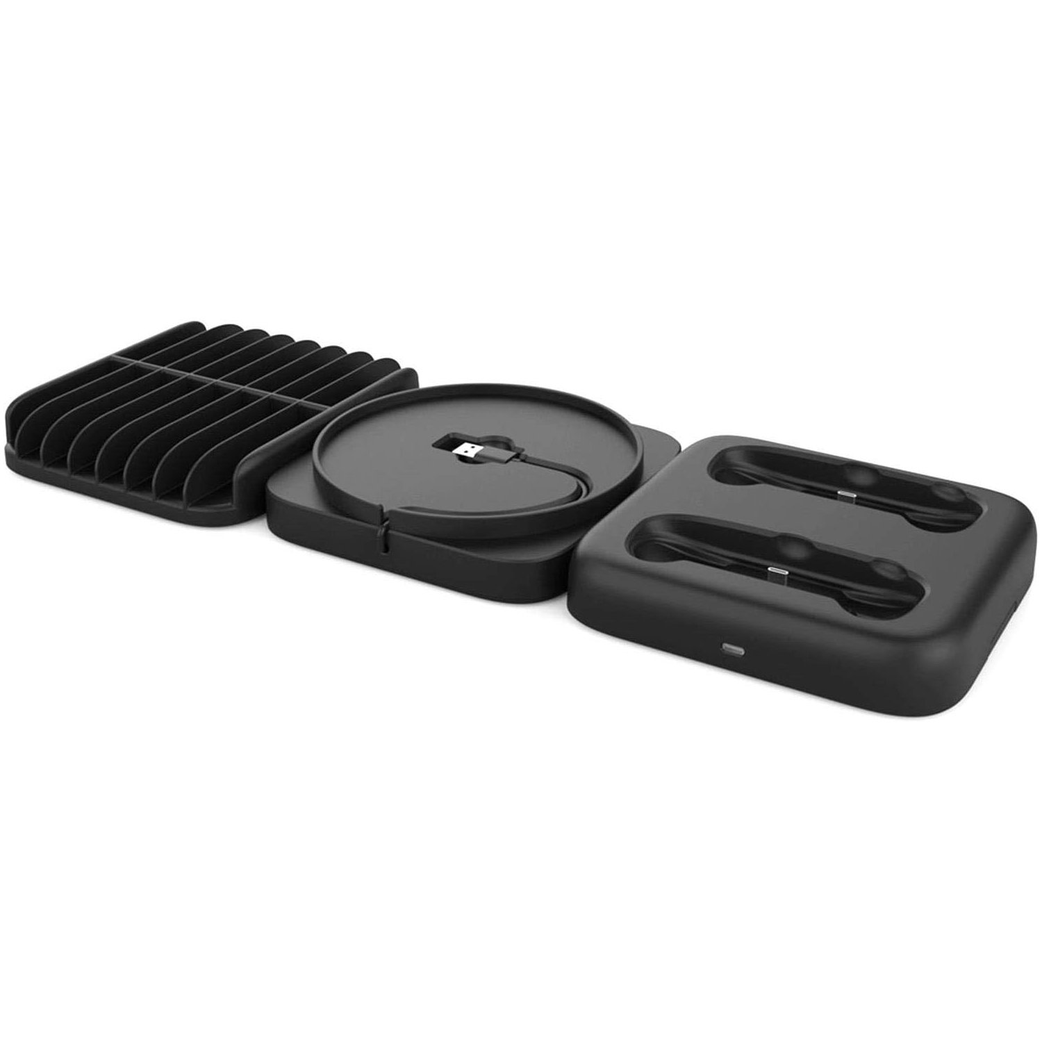 3In1 Vertical Stand for Xbox Series X Game Console Controller Dual Charger Dock Game charging station & Discs Storage, Game Accessories - stand