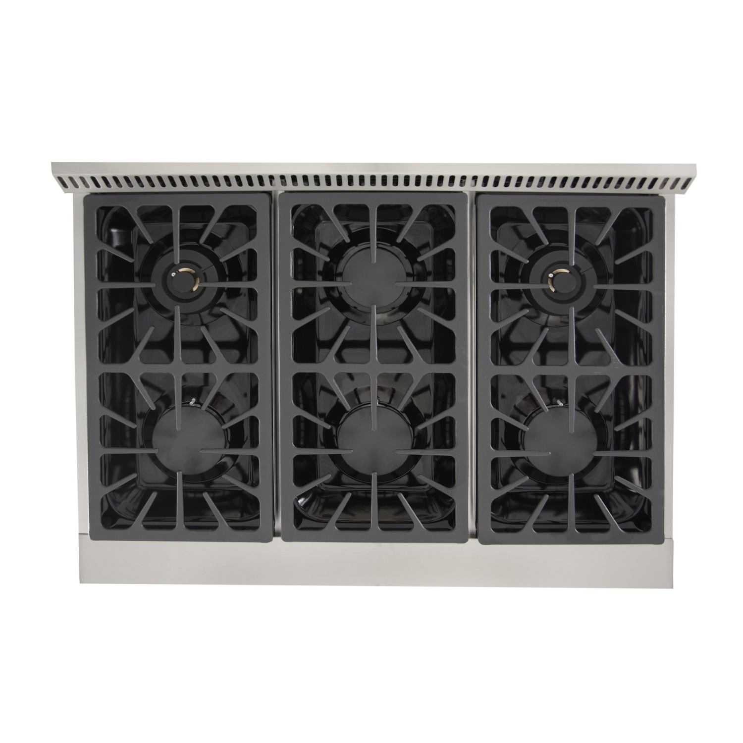 Surface de cuisson au gaz de 36 po Professional 84000&nbsp;BTU de CROWN avec brûleurs scellés de ART3601 po en acier inoxydable