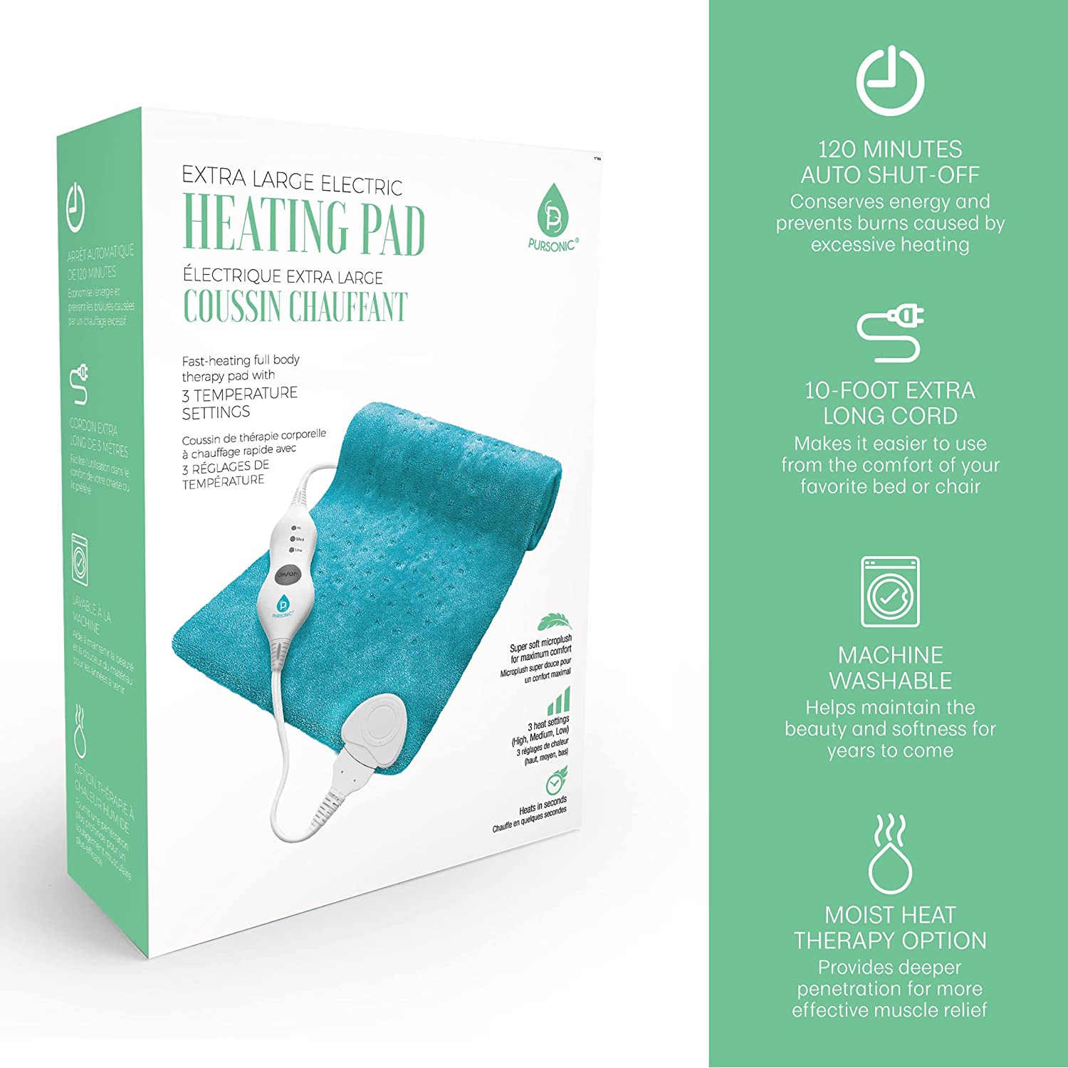 Puresonic Heating Pad