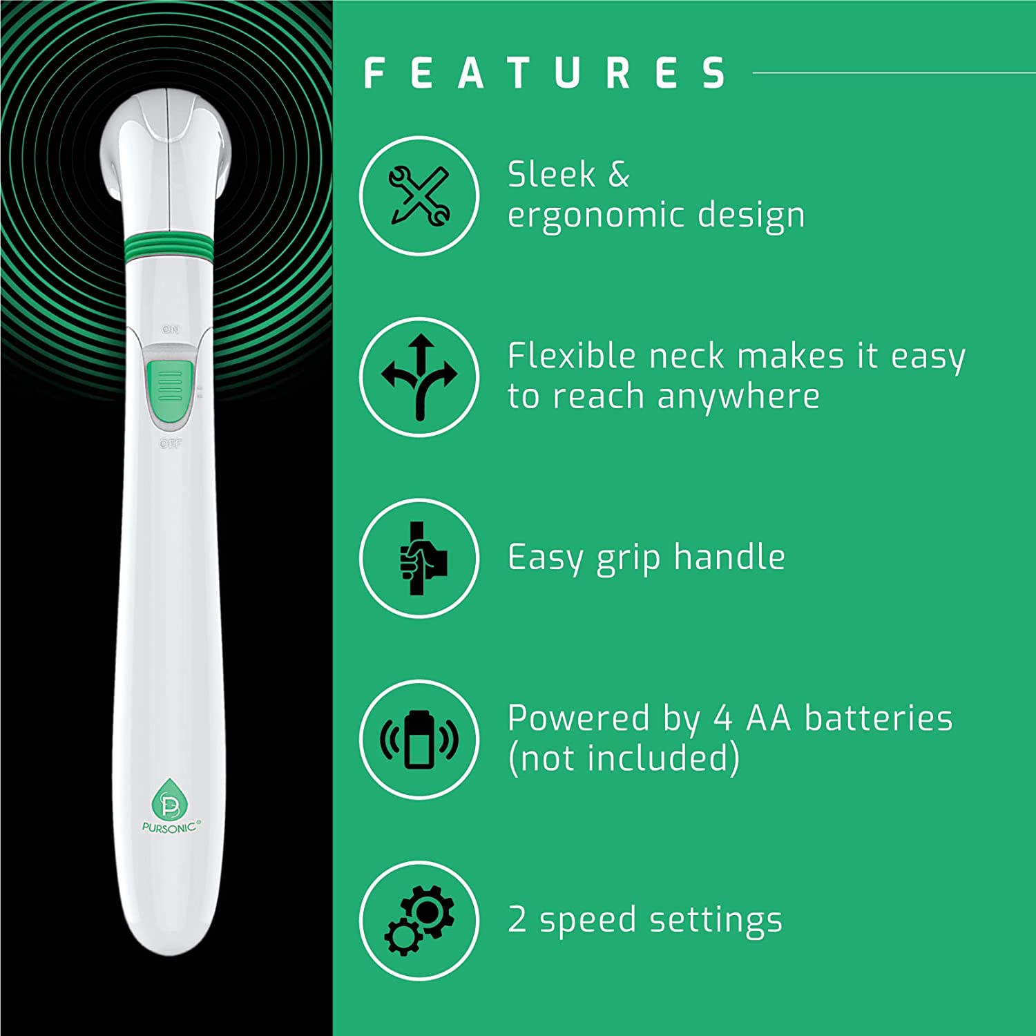 Appareil de massage à main Puresonic Vibration