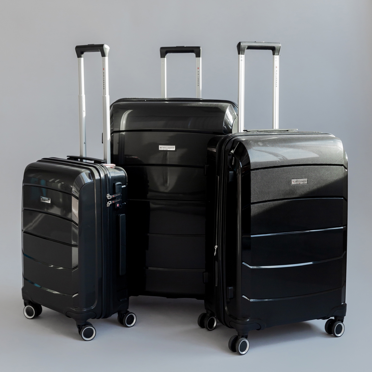 AIR CANADA OPTIMUM Hardside 3 pcs luggage set with spinner wheels