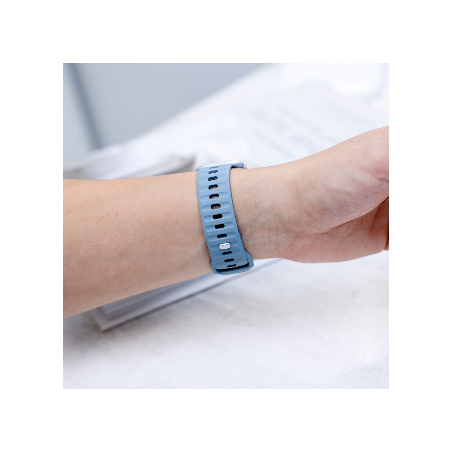 Bracelet et lunette sport Apple Watch - Bracelet Premium FKM Apple Watch, bracelets iWatch - Bracelet Apple Watch pour toutes les tailles Watch